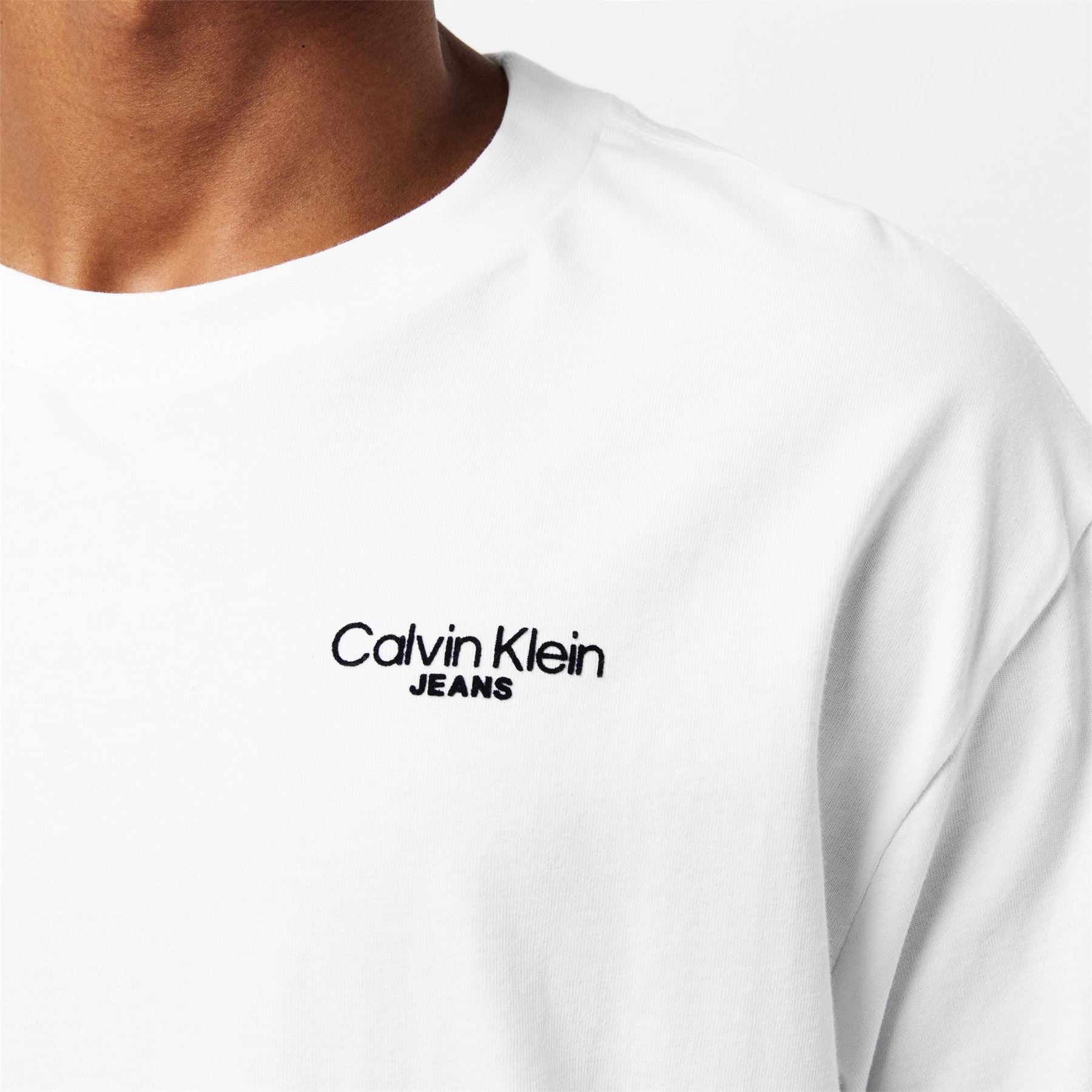 Calvin Klein Jeans Back Print Crew Neck Short Sleeve T-Shirt