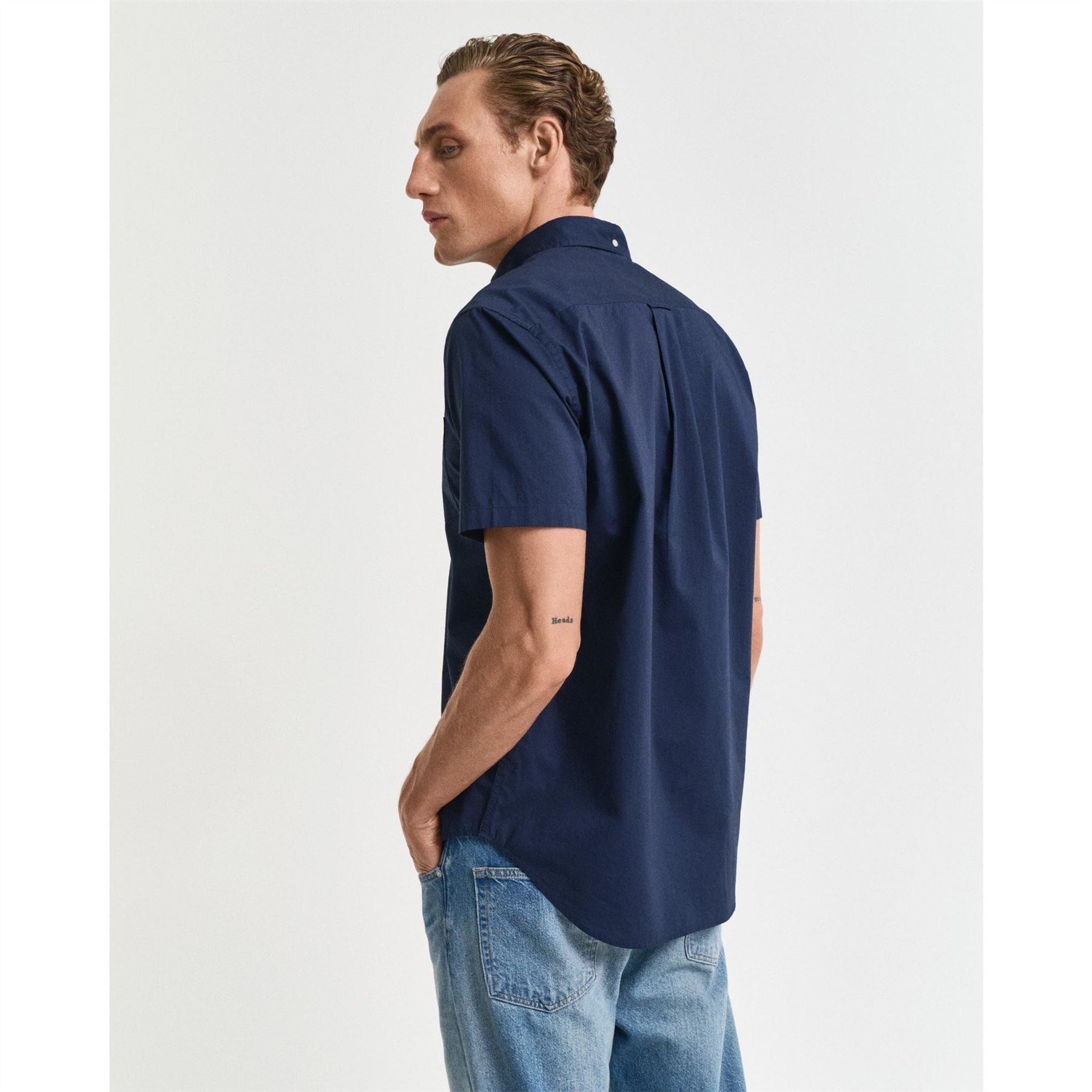 Gant Fit Classic Poplin Short Sleeve Shirt