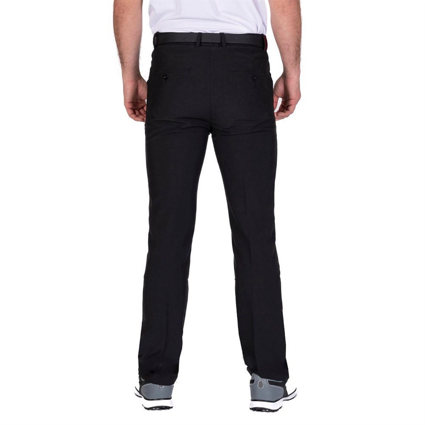 Island Green Mens Golf Stretch Tapered Trousers