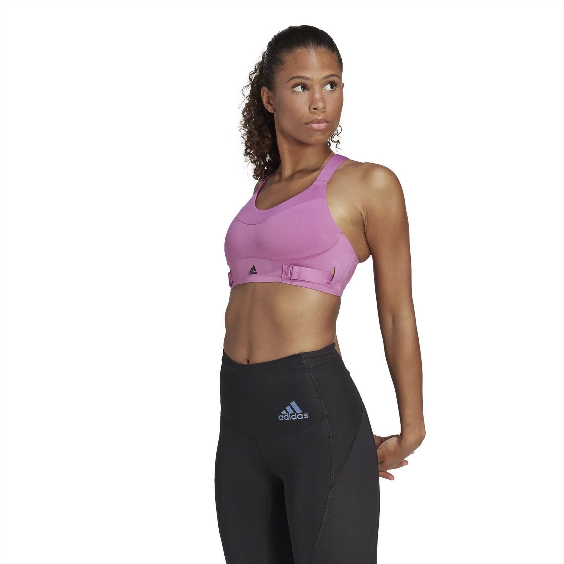 adidas Womens Fastimpact Luxe Run High Impact Sports Bra