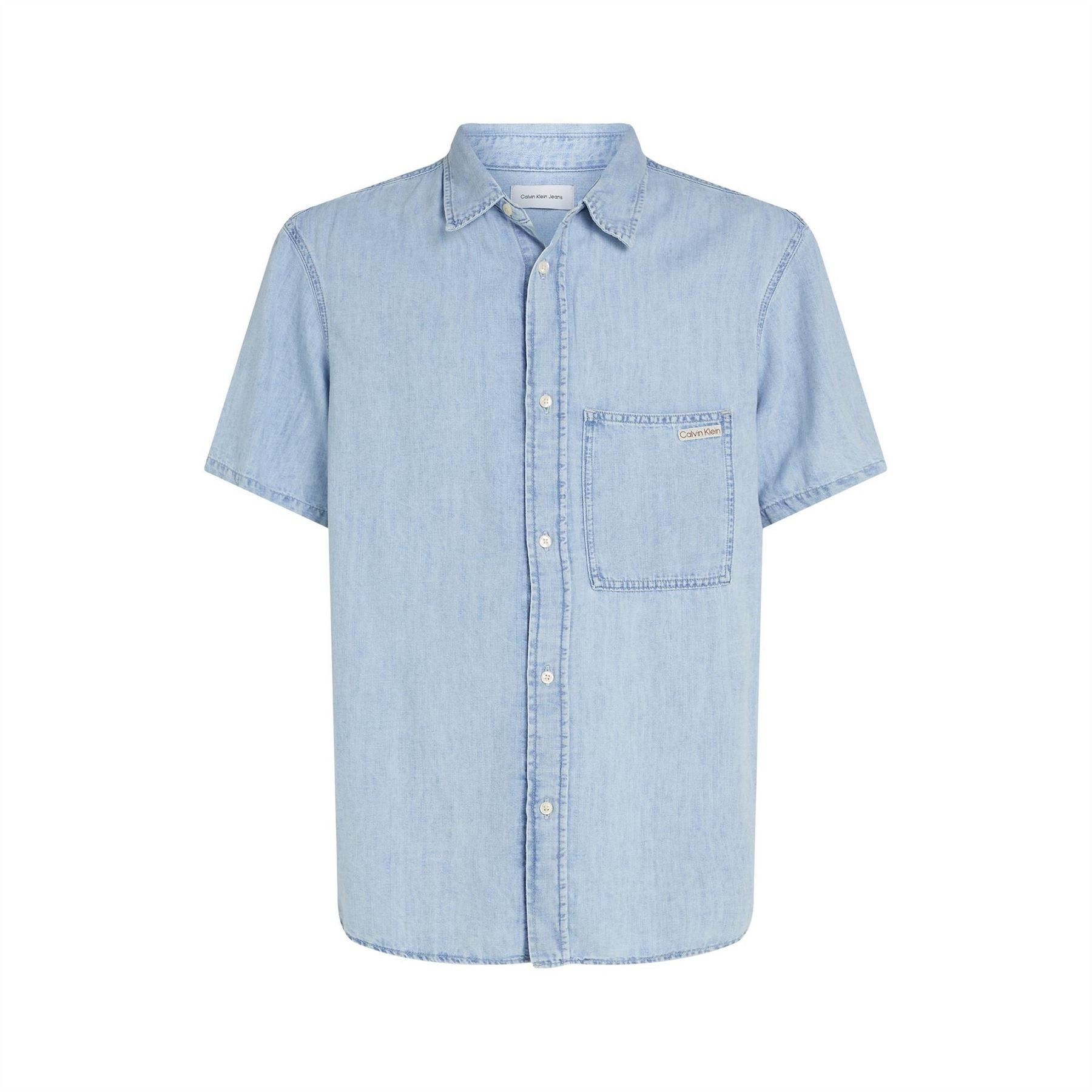Calvin Klein Jeans Regular Fit Short Sleeve Denim Shirt
