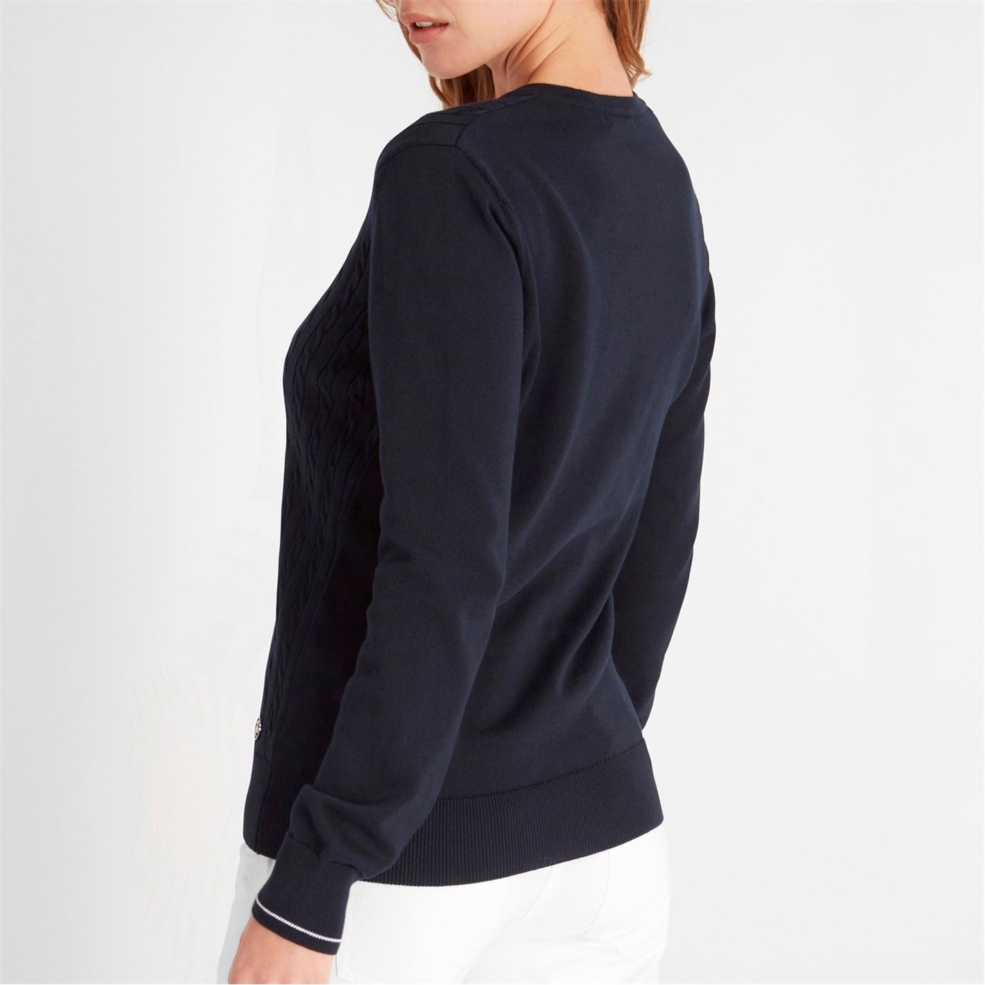 Calvin Klein Golf Regular Fit V-Neck Long Sleeve Sweater