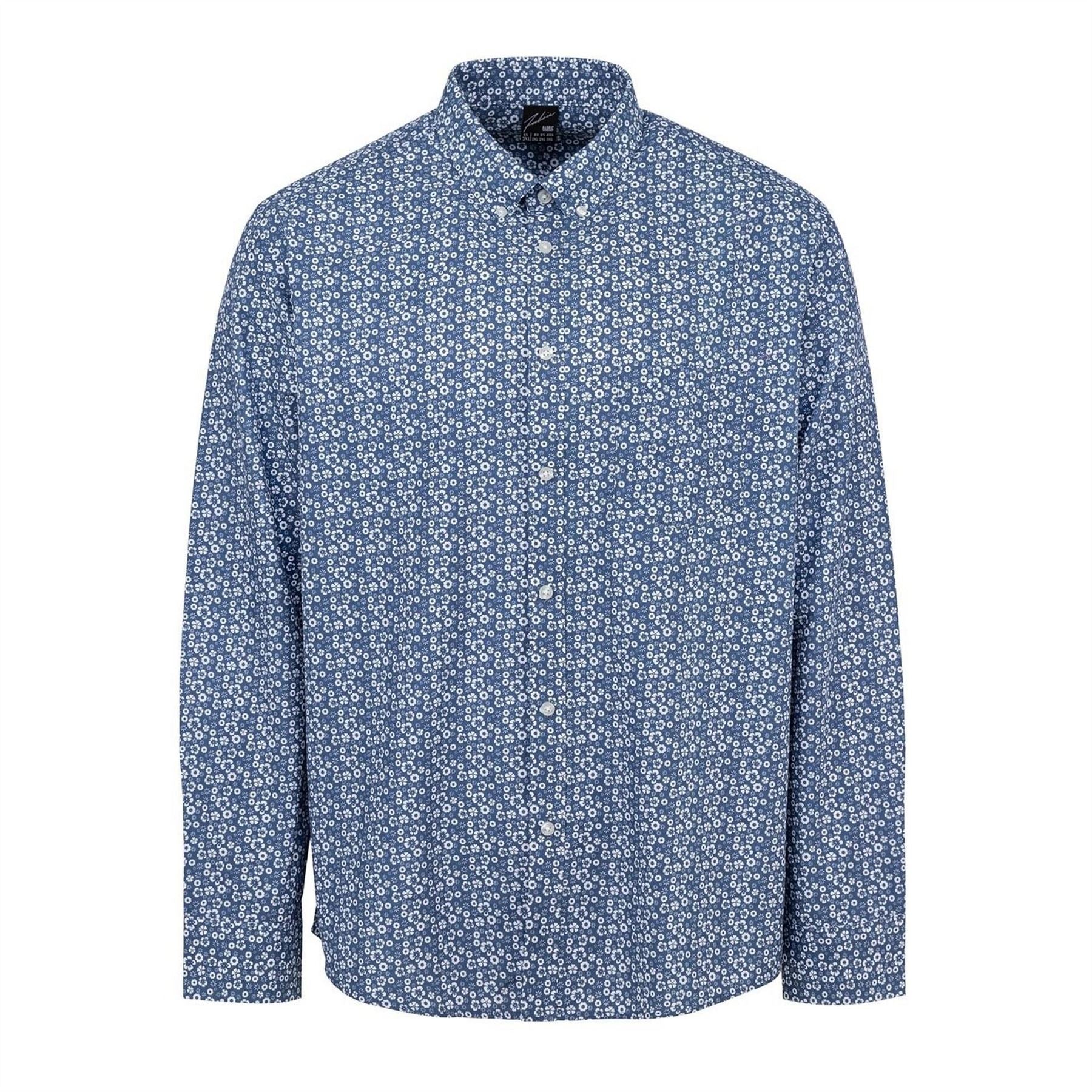 Fabric Mens Classic Poplin Long Sleeve Shirt