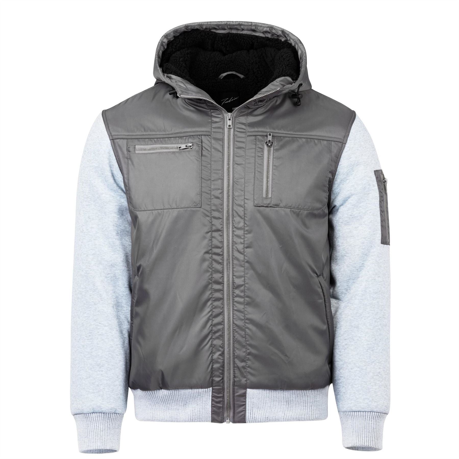 Fabric Fleece Lined Jacket