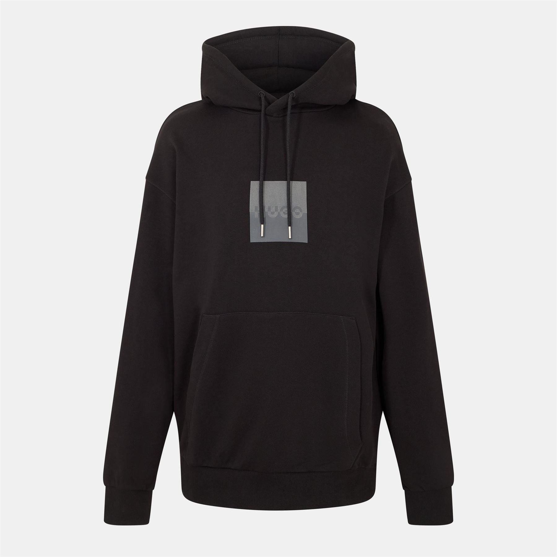 Hugo Hooded Neck Drop Shoulder Long Sleeve Sweatshirt
