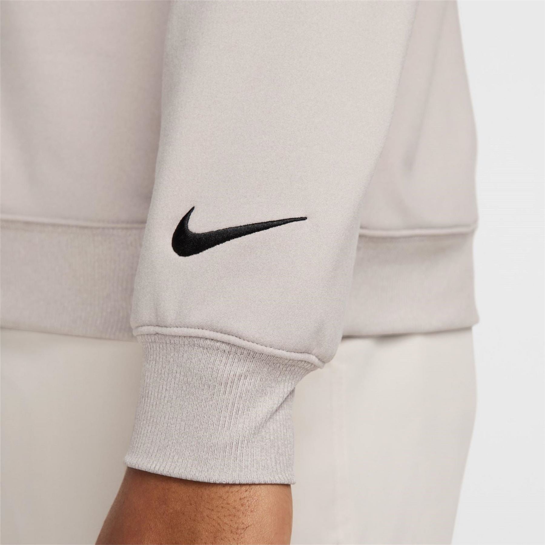 Nike Regular Fit Mock Neck Long Sleeve Sweatshirt