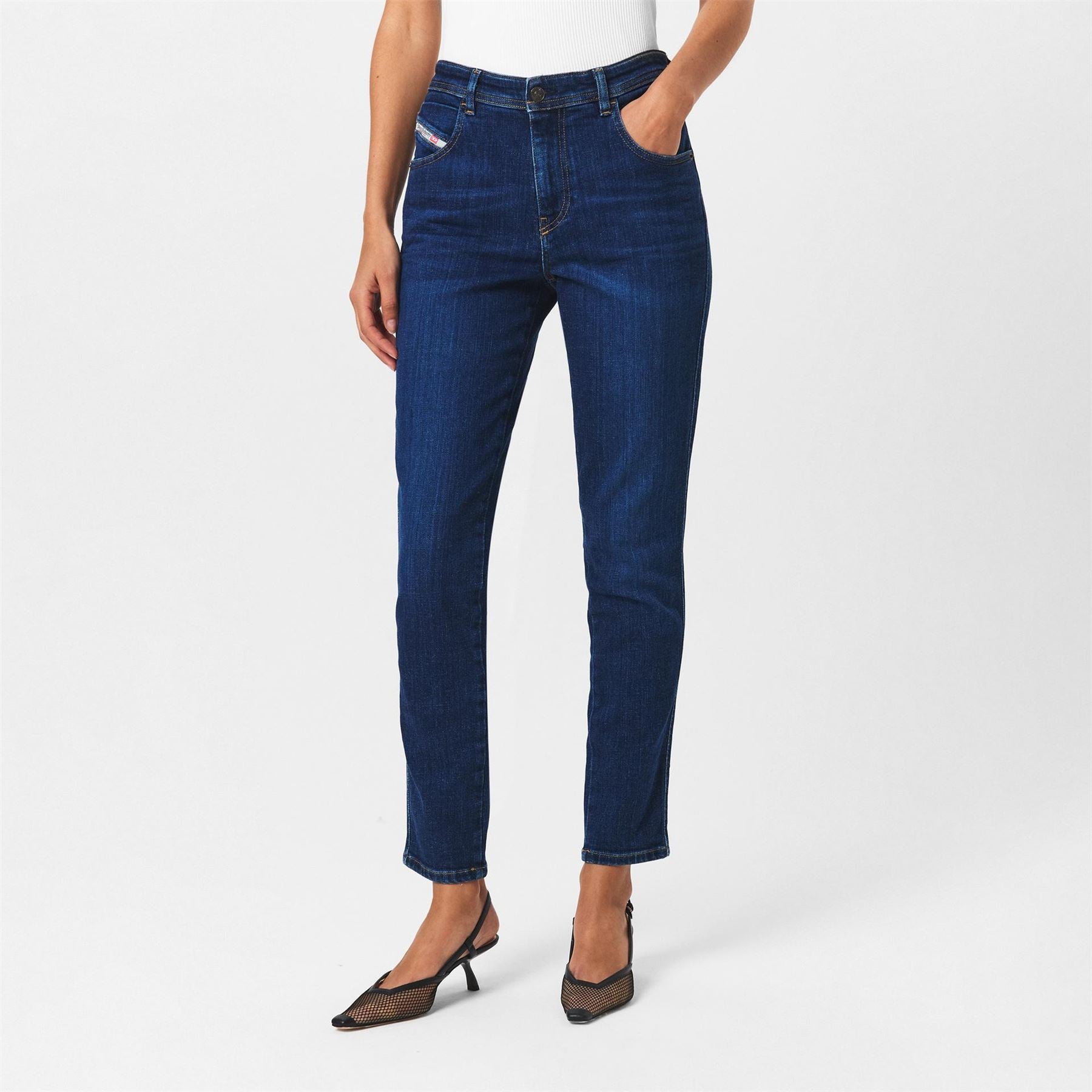 Diesel 2015 Skinny Fit Five Pocket Jeans