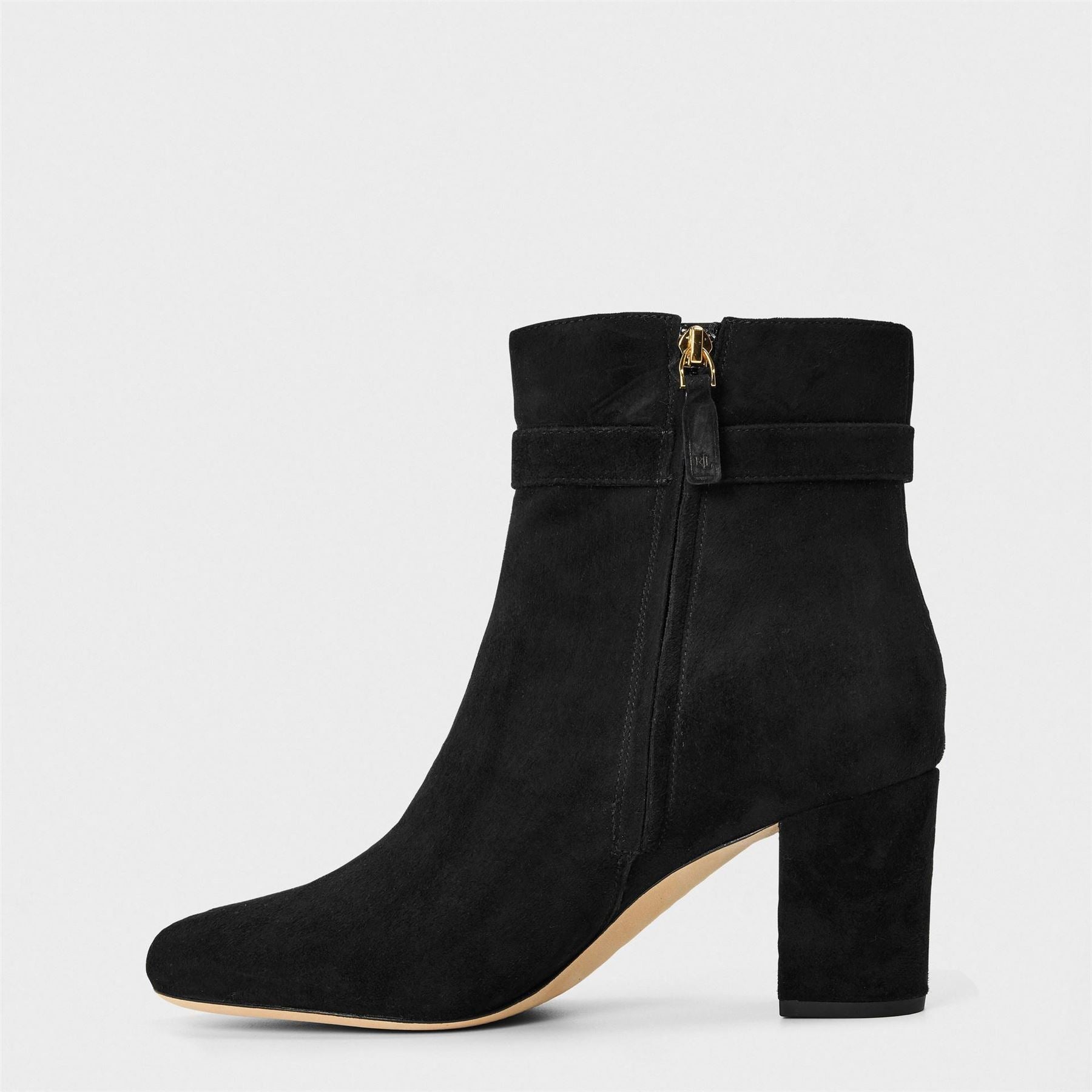 Lauren by Ralph Lauren Kellie Ankle Boots with High Block Heel