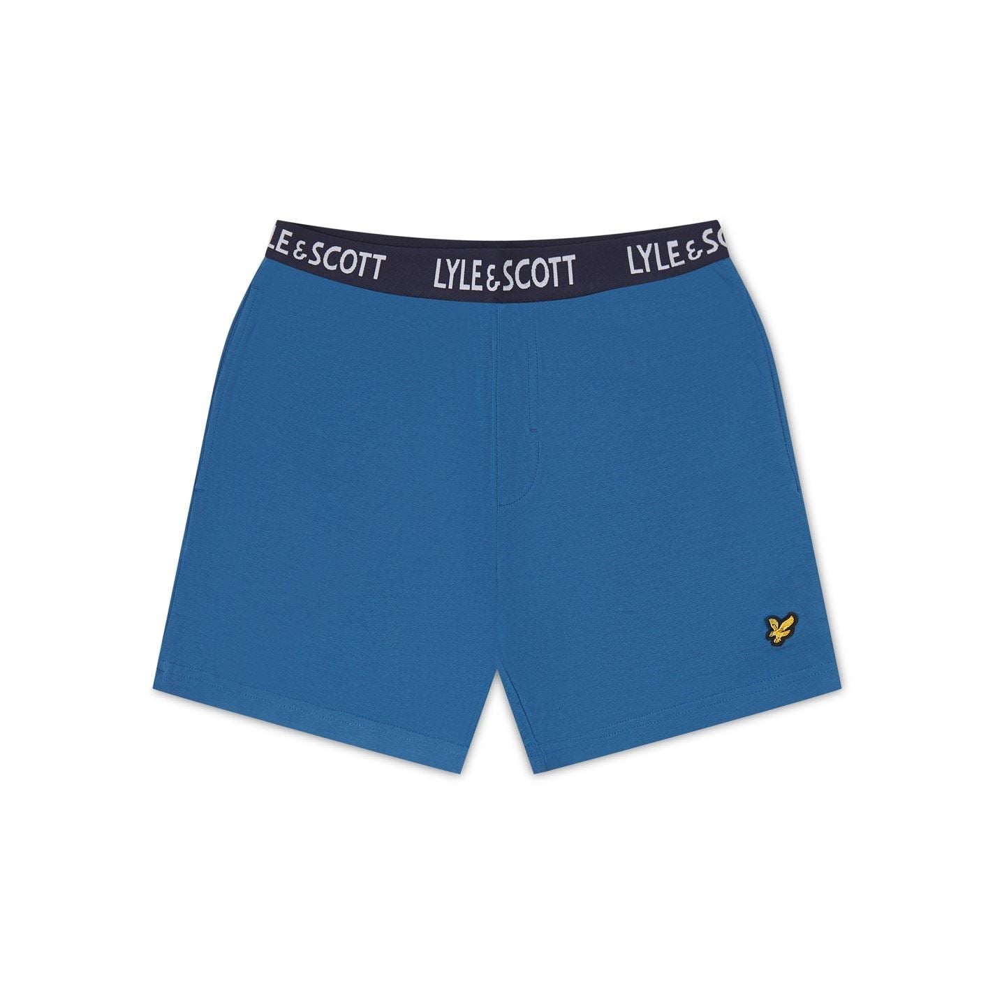 Lyle and Scott Sleep Set Pyjama Short Sleeve Top