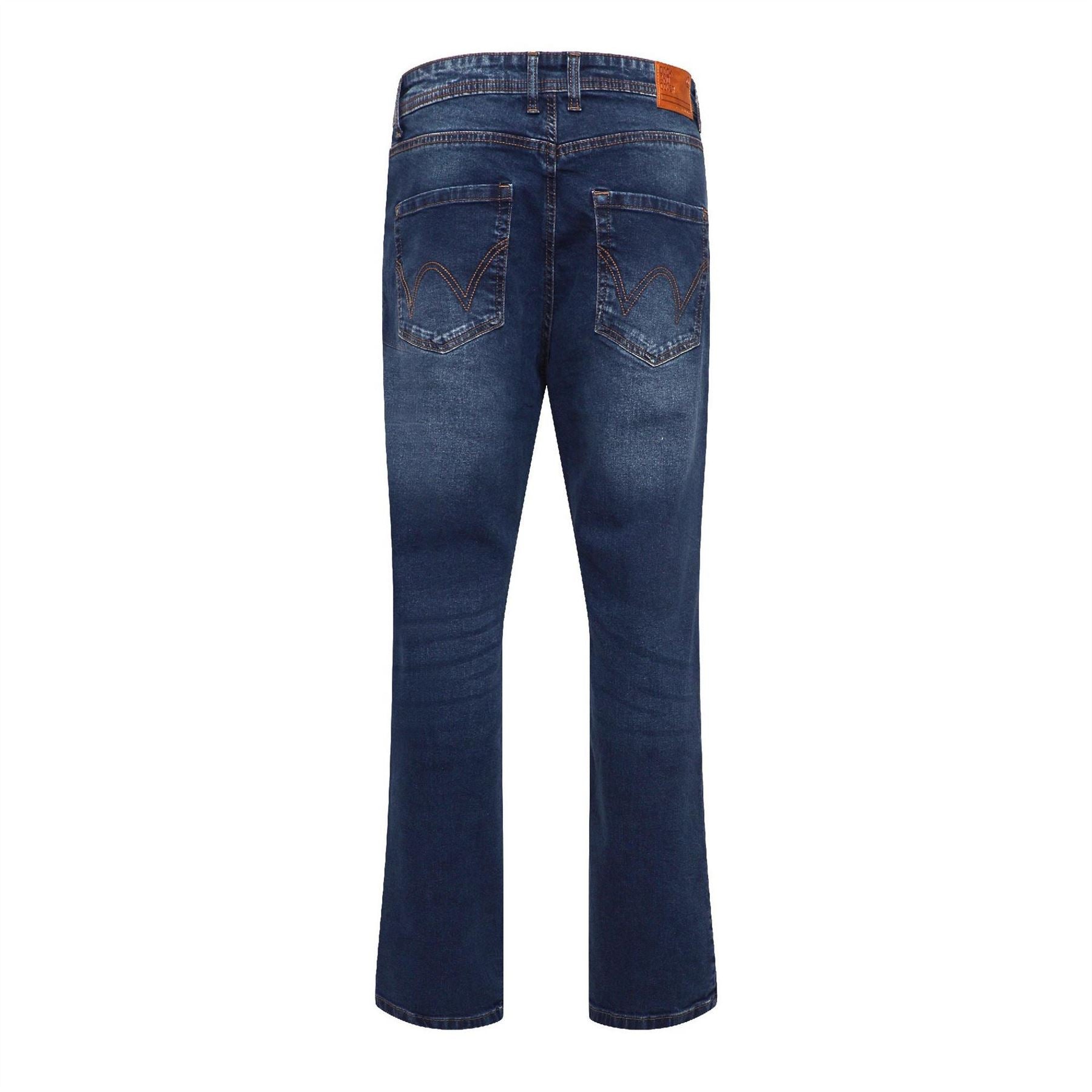 Duck and Cover Straight Fit Five Pocket Jeans