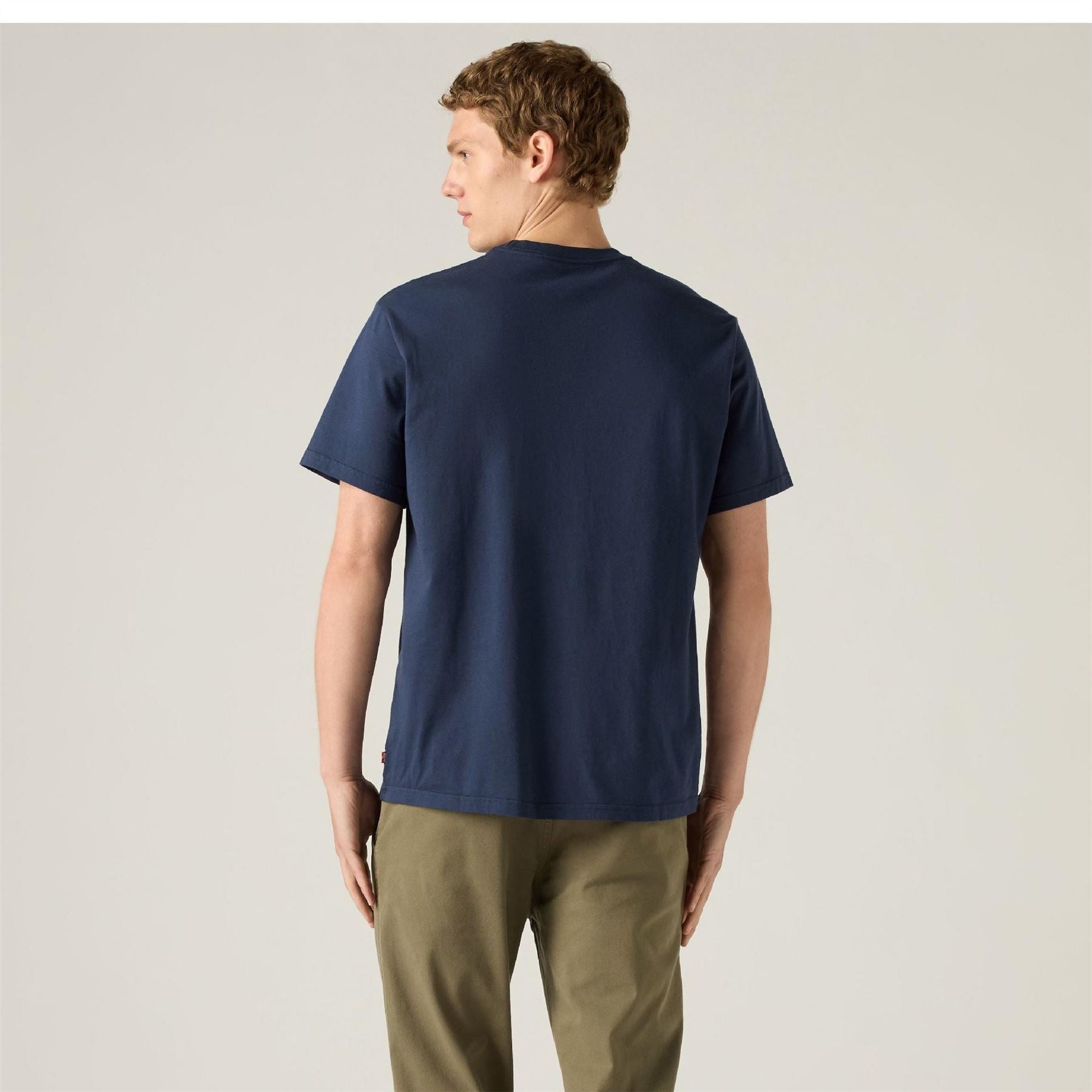 Levis Headline Logo Cotton Short Sleeve Oversized Fit T-Shirt