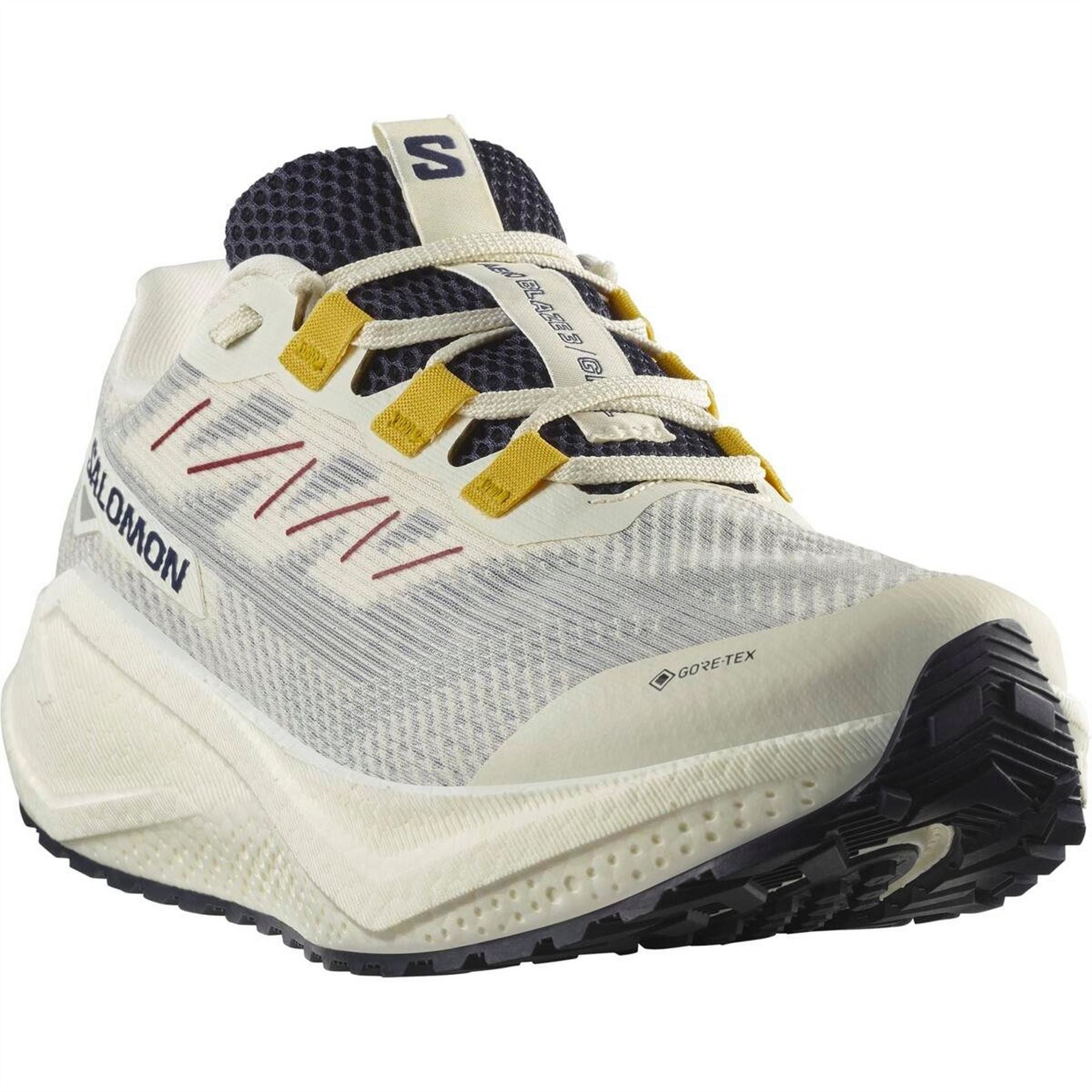 Salomon Mens Aero Blaze 3 Grvl GorE-Tex Vanila Astra Trail Running