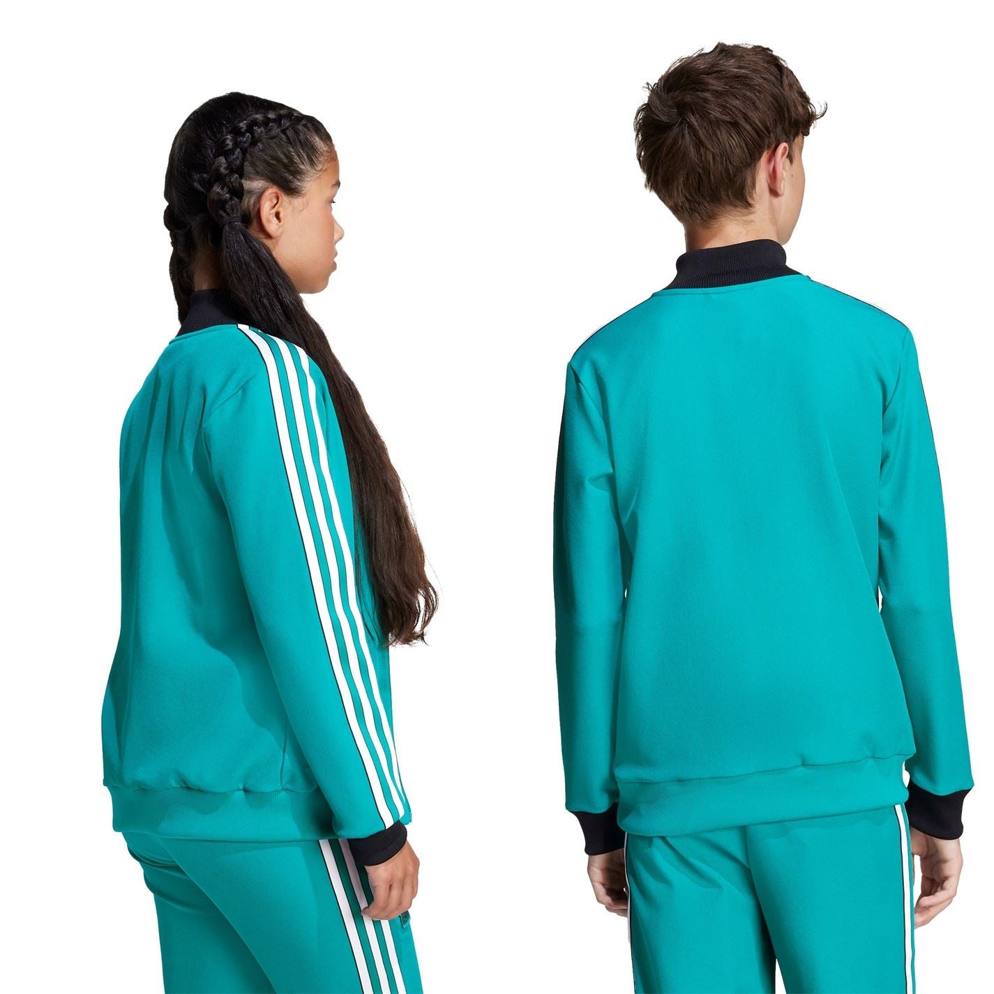 adidas Liverpool Terrace Icons Tracksuit Top Juniors