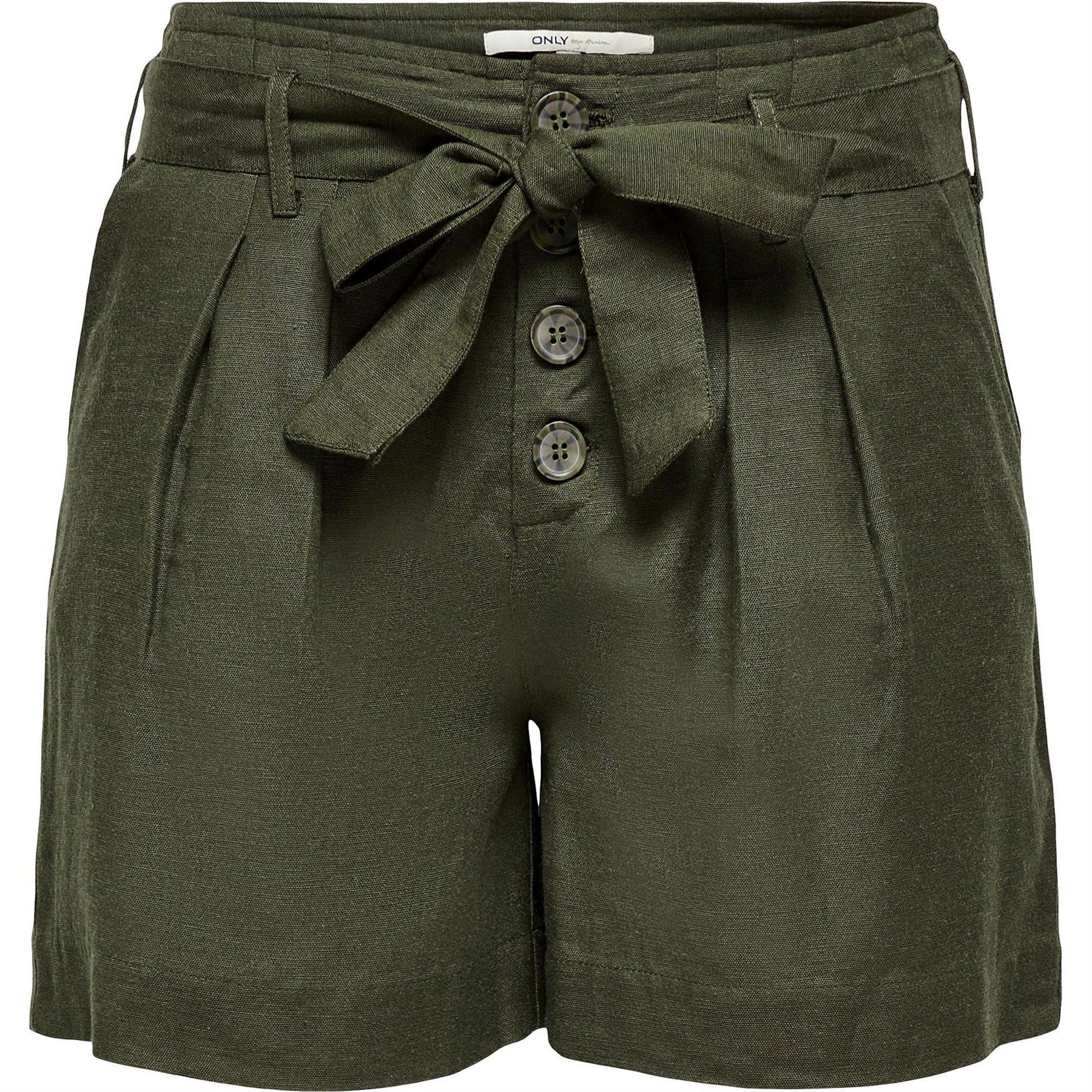 Only High Waisted Woven Tracksuit Shorts