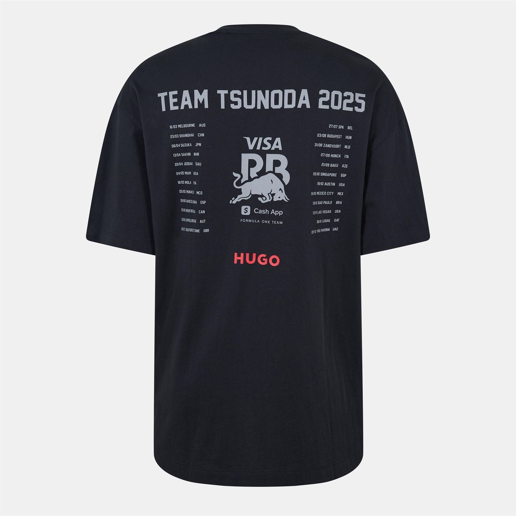 Hugo Yuki Text Graphic Crew Neck Short Sleeve T-Shirt