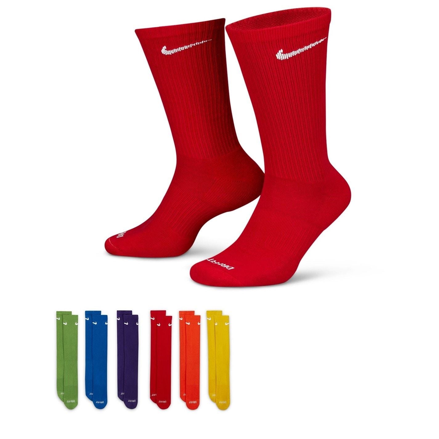 Nike Everyday Plus Cushioned Crew Socks 6 Pack Mens