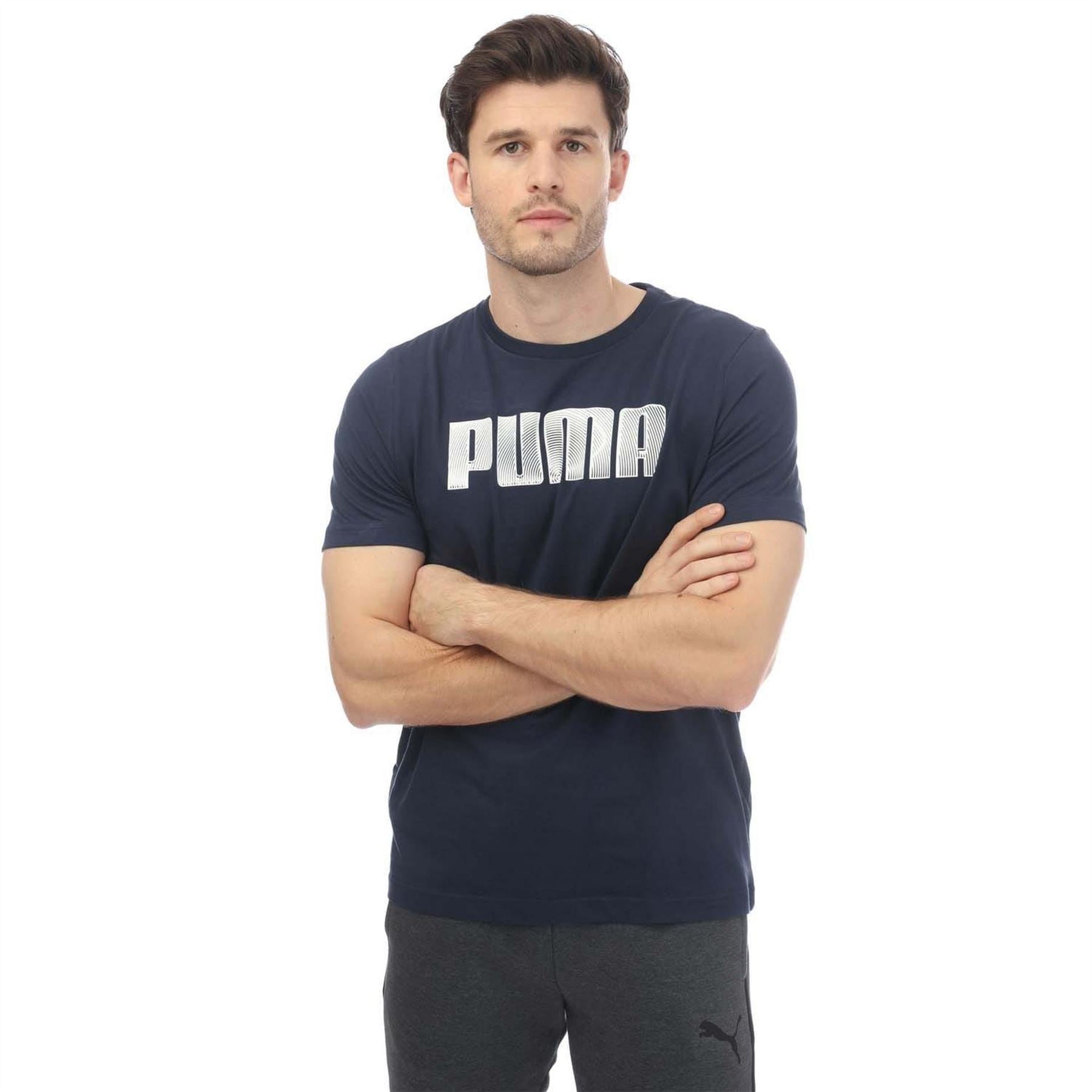 Puma Mens Mass Merchants Style Tee T-Shirt