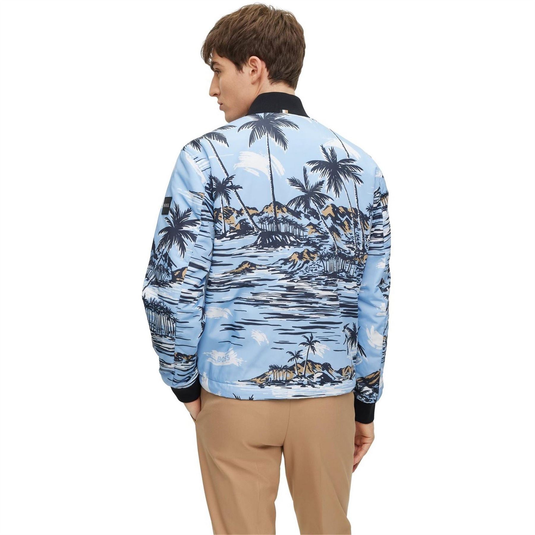 Boss Clovis Ribbed Cuff Softshell Jacket
