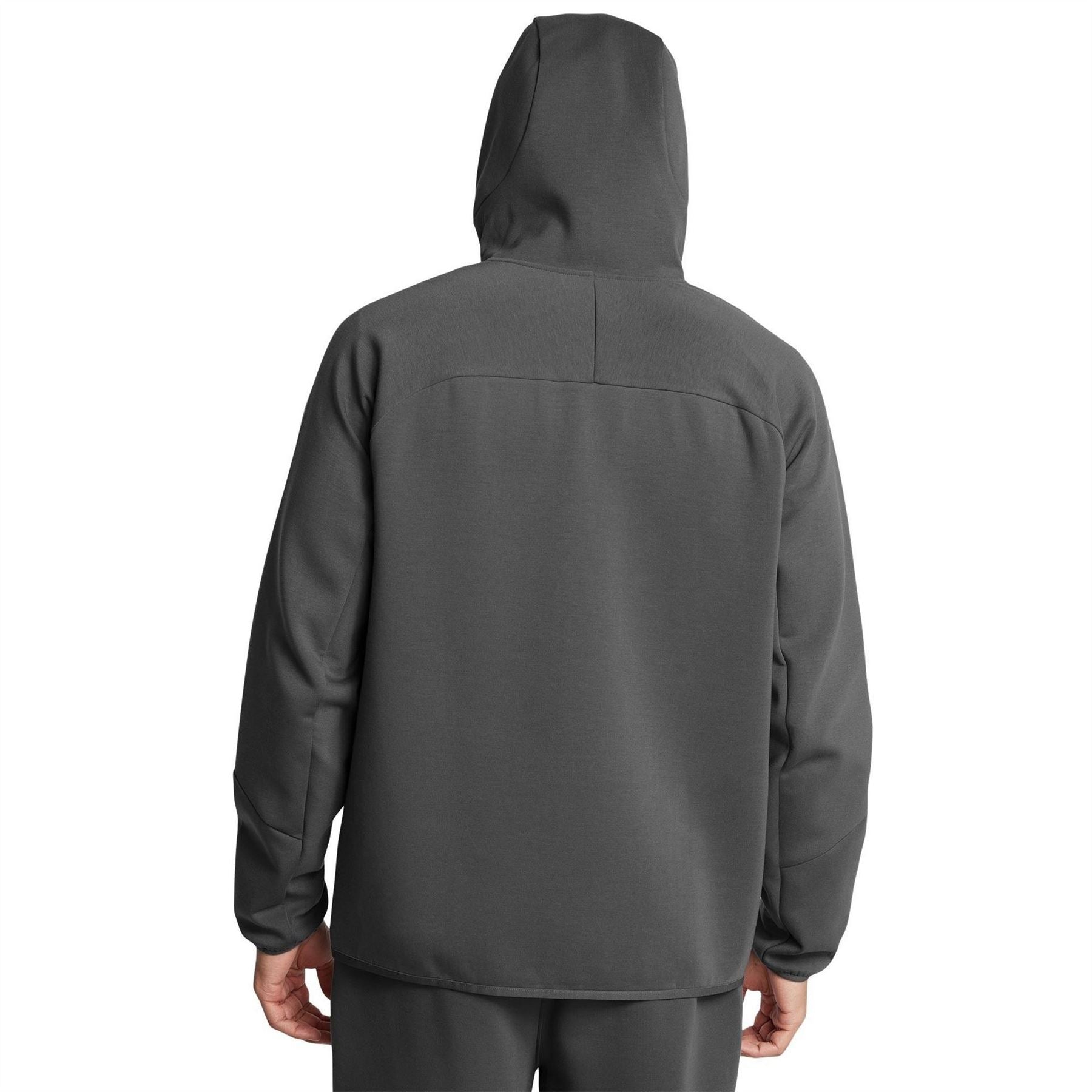 Under Armour Solid Patterned Hooded Ribbed Cuff Softshell Jacket