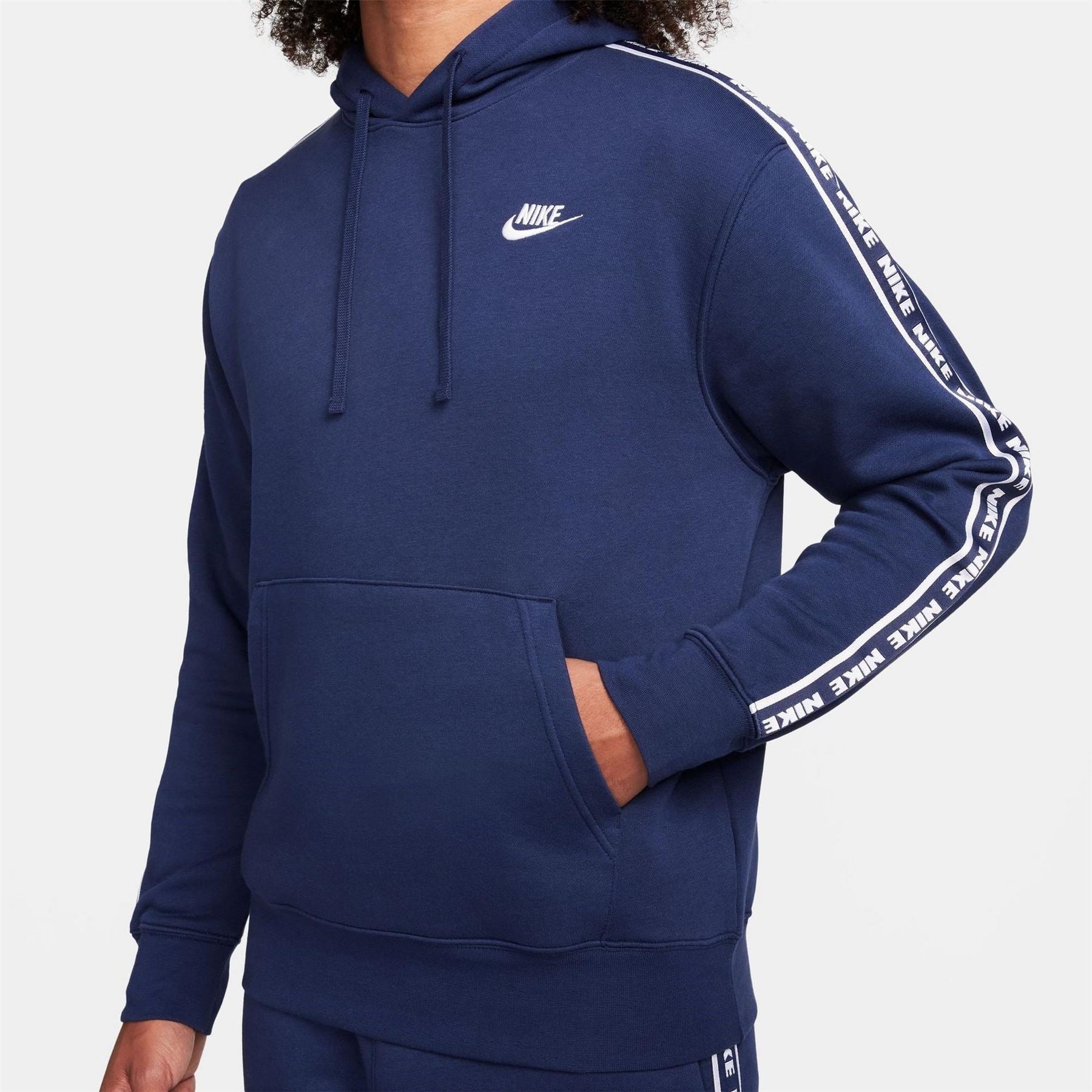 Nike Mens Club Fleece Graphic Hooded Tracksuit