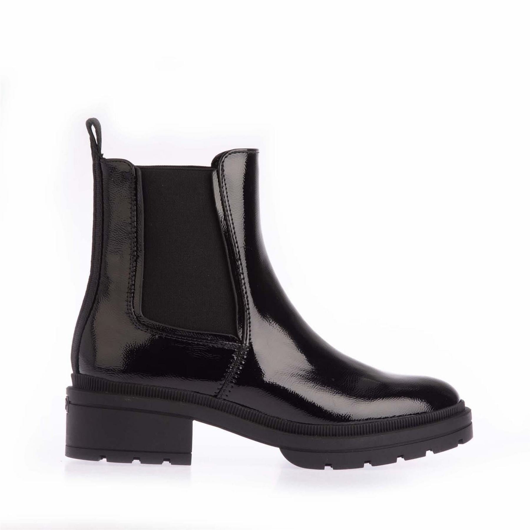 Rocket Dog Patent Chelsea Boots