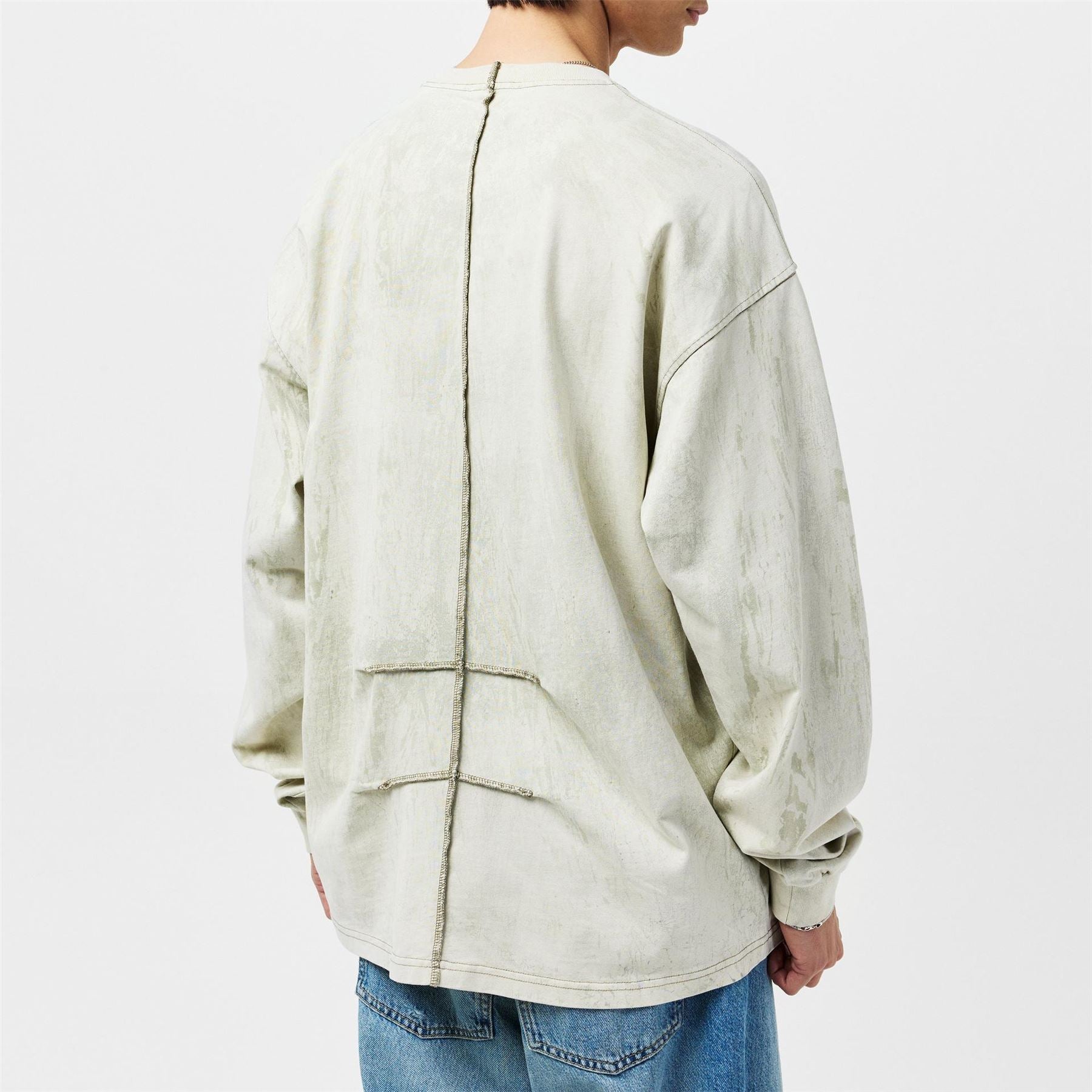 Diesel Regular Fit Raglan Sleeve Crew Neck T-Shirt
