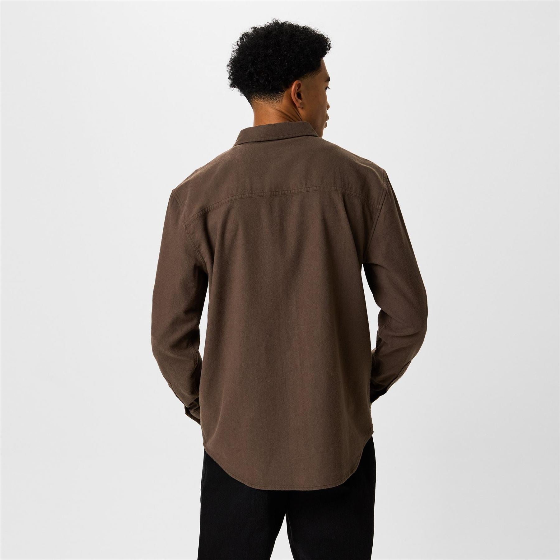 Jack Wills Mens Plain Flannel Shirt