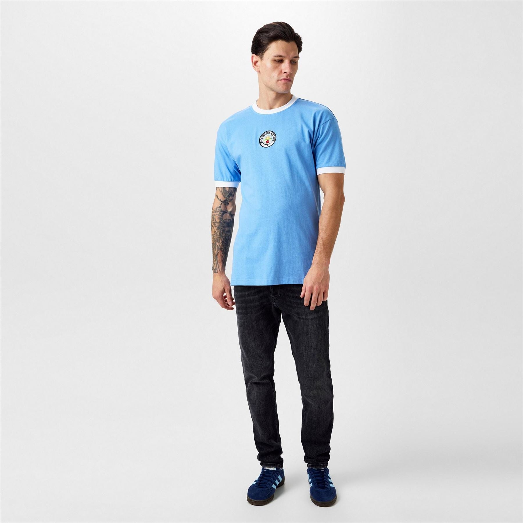 Score Draw Mens Manchester City 1972 Home Shirt