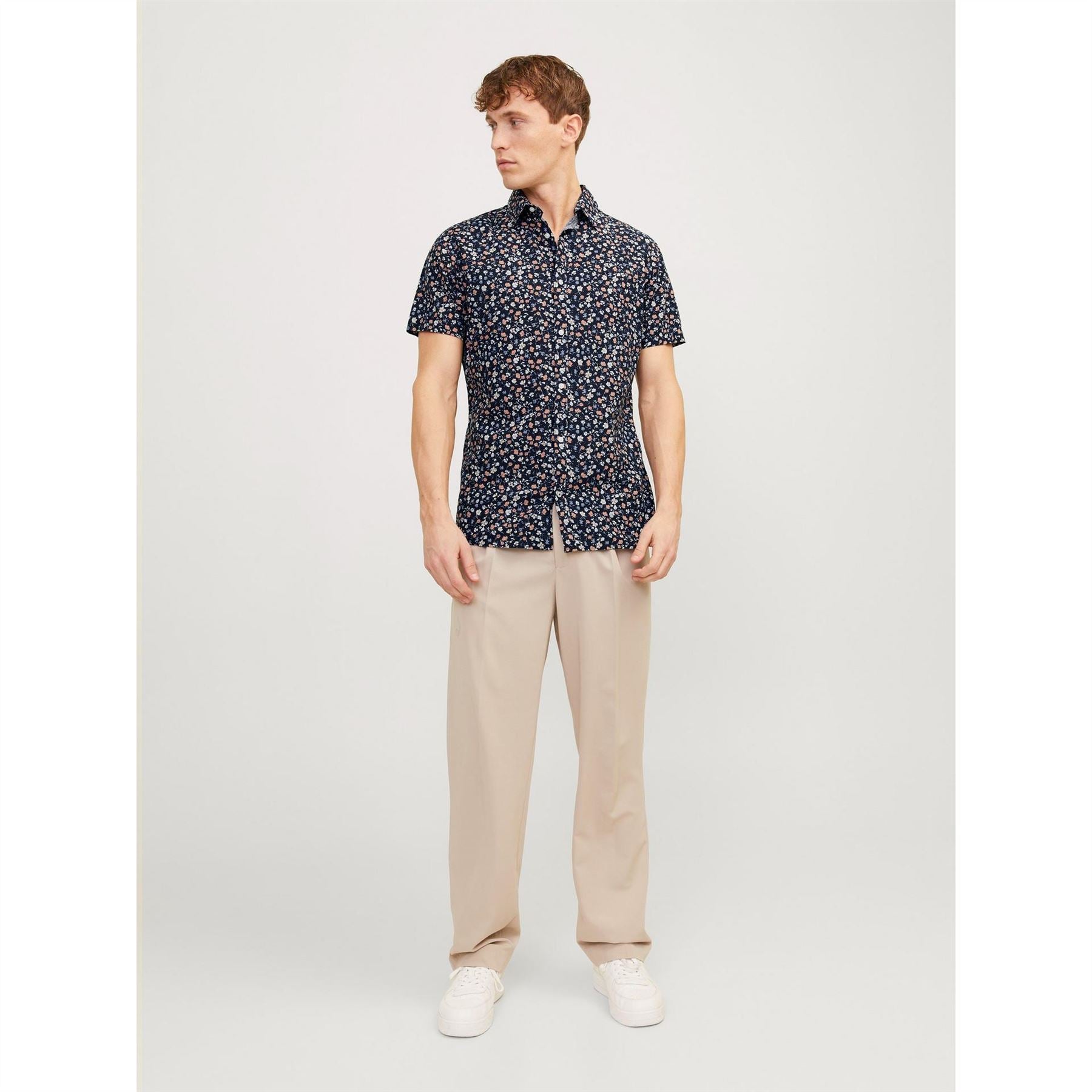 Jack and Jones Regular Fit Short Sleeve Print Shirt