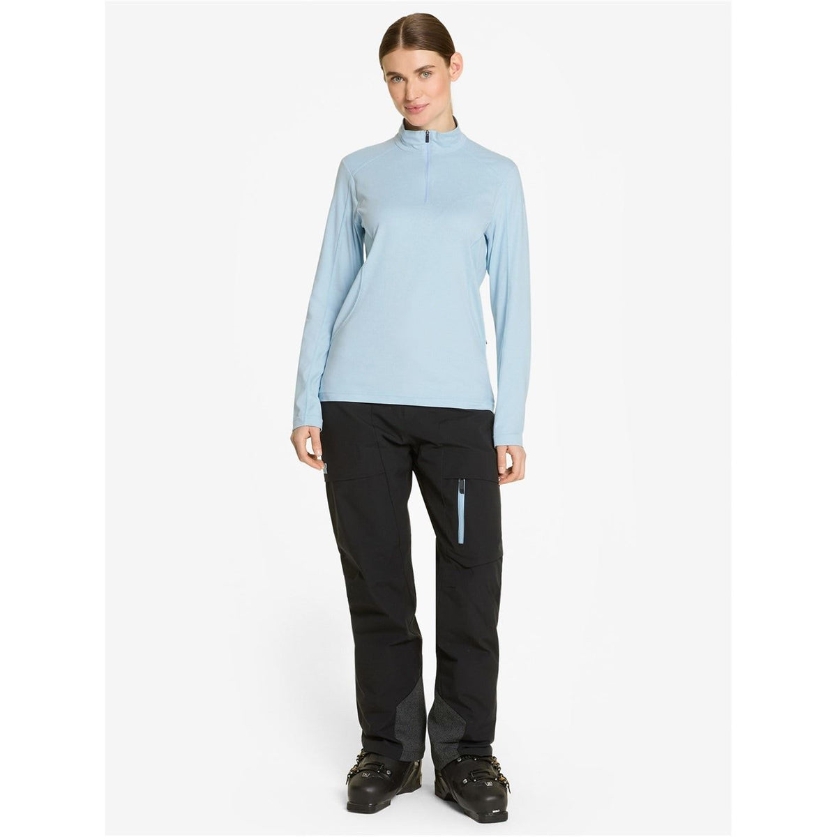 Ziener Jenita Half Zip Raglan Sleeve Sweatshirt