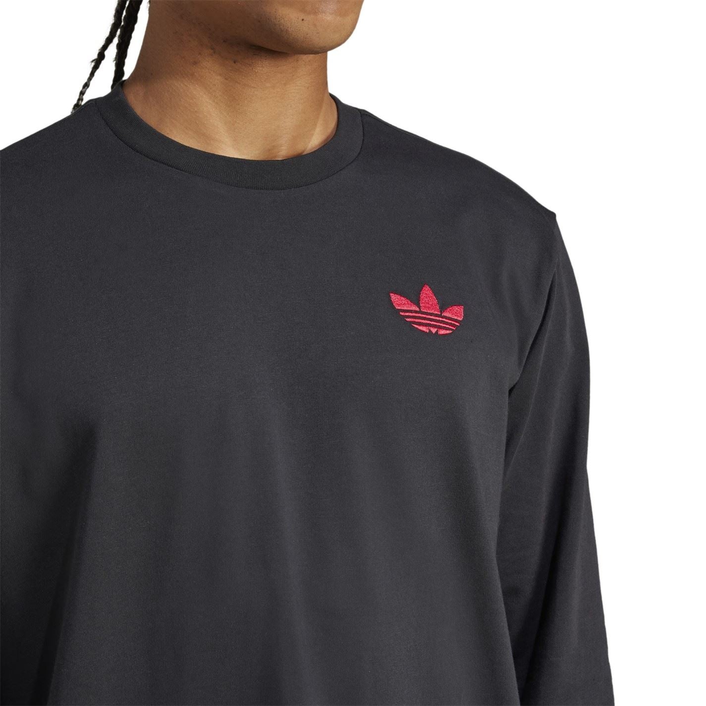 adidas Ajax Amsterdam Graphic Long Sleeve T-Shirt Adults