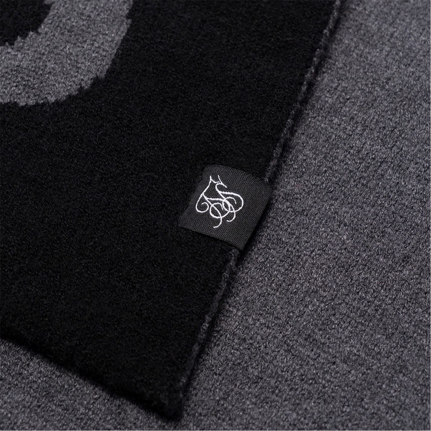 SikSilk Lettering Color Block Oblong Scarf with Logo