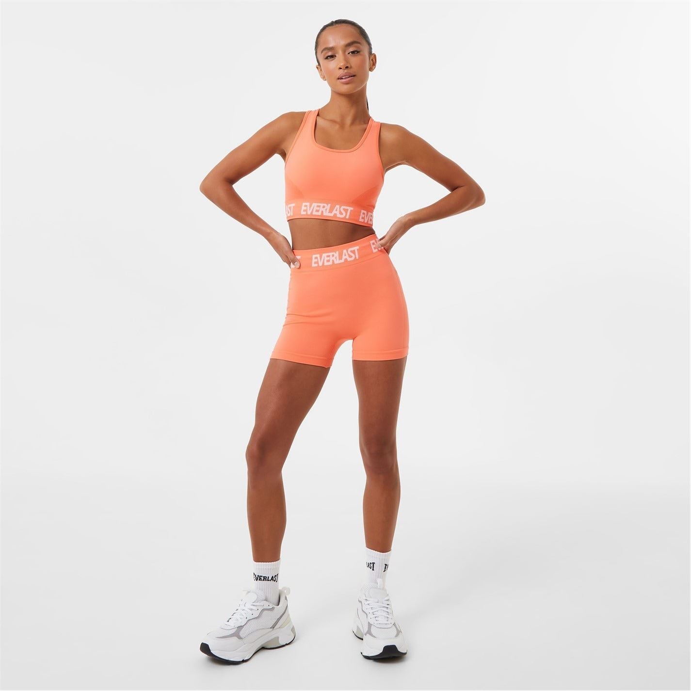 Everlast Womens Seamless Logo Sports Bra