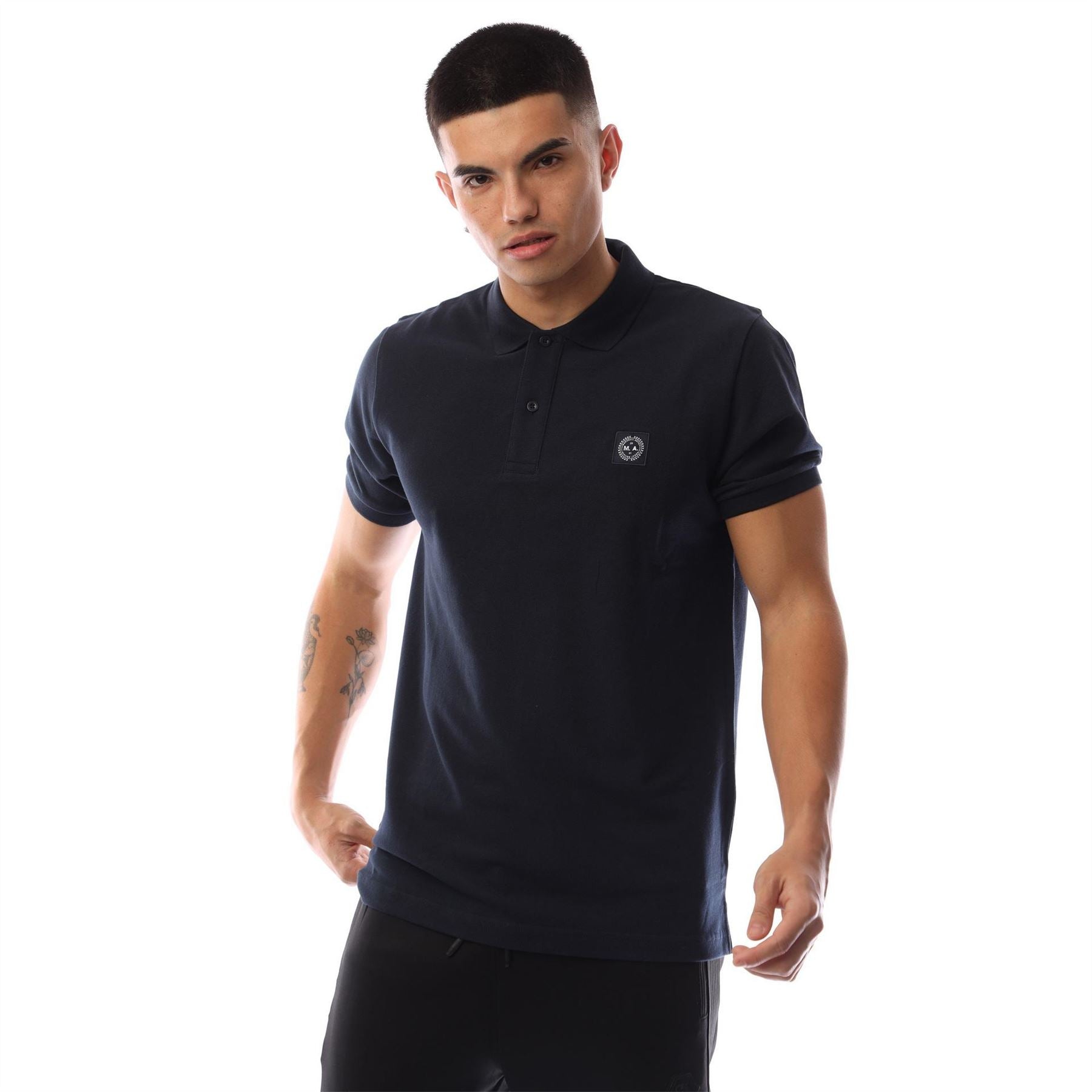 Marshall Artist Siren Collared Neck Short Sleeve Polo Shirt