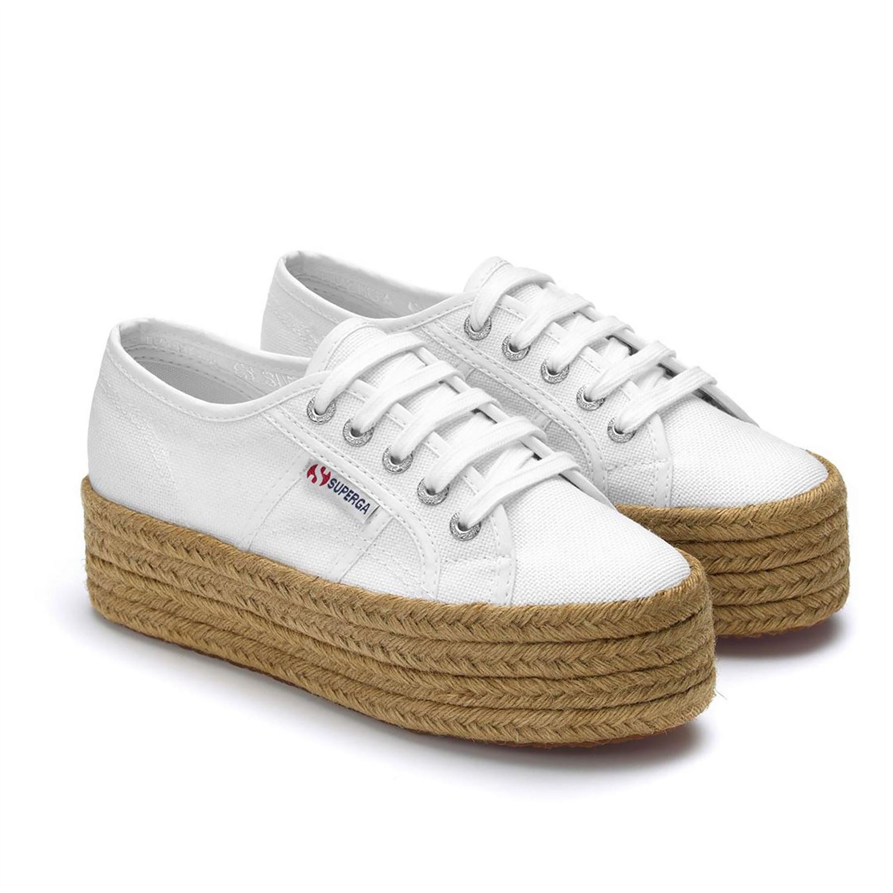 Superga 2790 Rope Platform Lace-Up Trainers