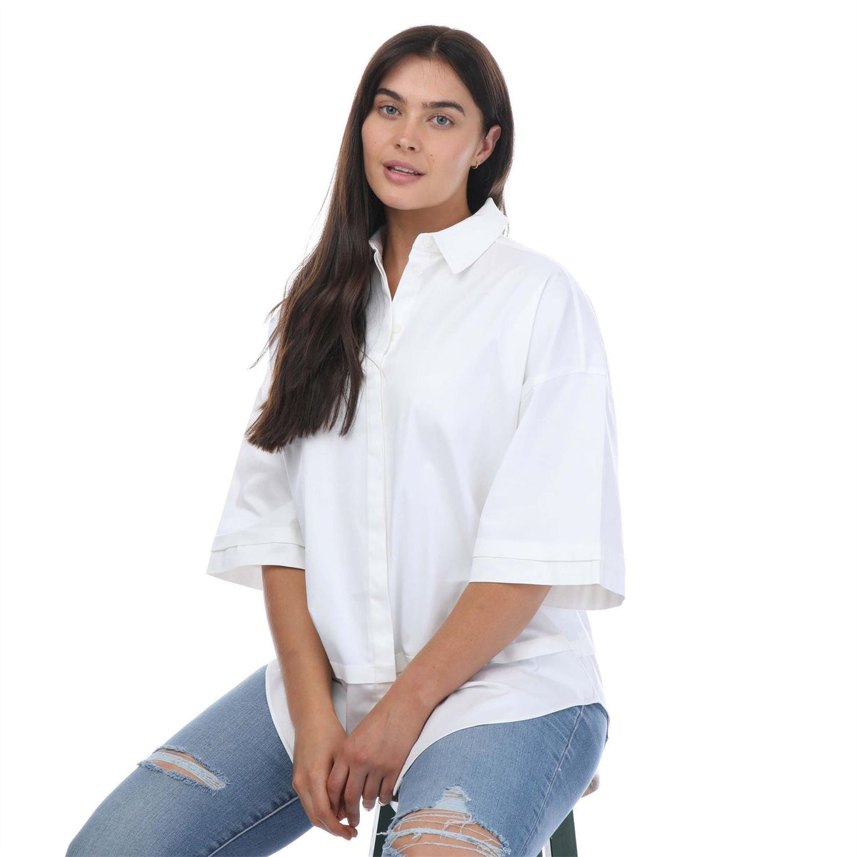 Ted Baker Oversized Three Quarterlength Shirt