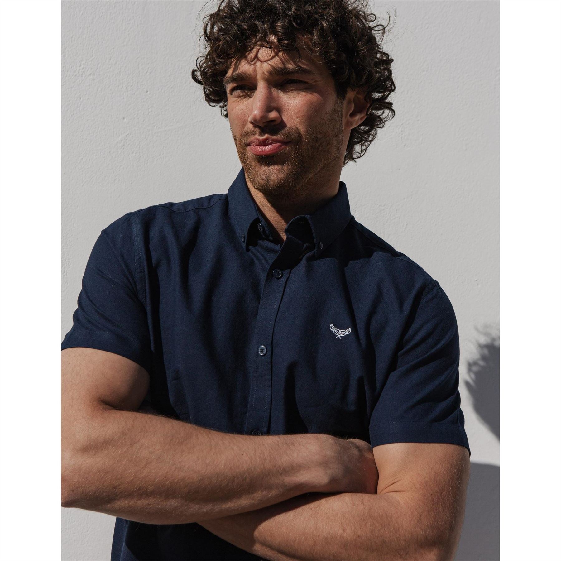 Threadbare Inferno Regular Fit Button Down Collar Shirt Sleeve Shirt