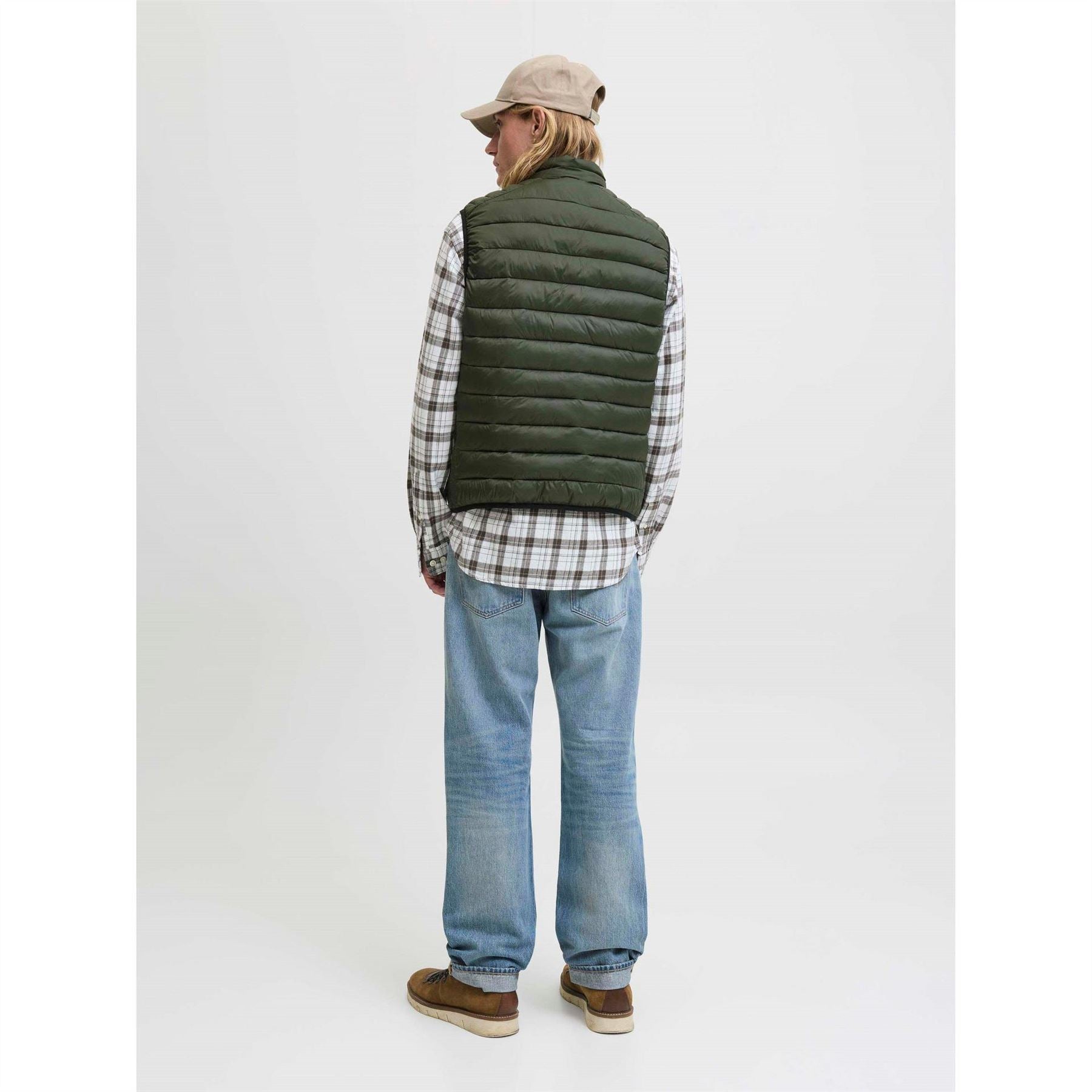 Jack and Jones Mens Bradley Puffer Gilet