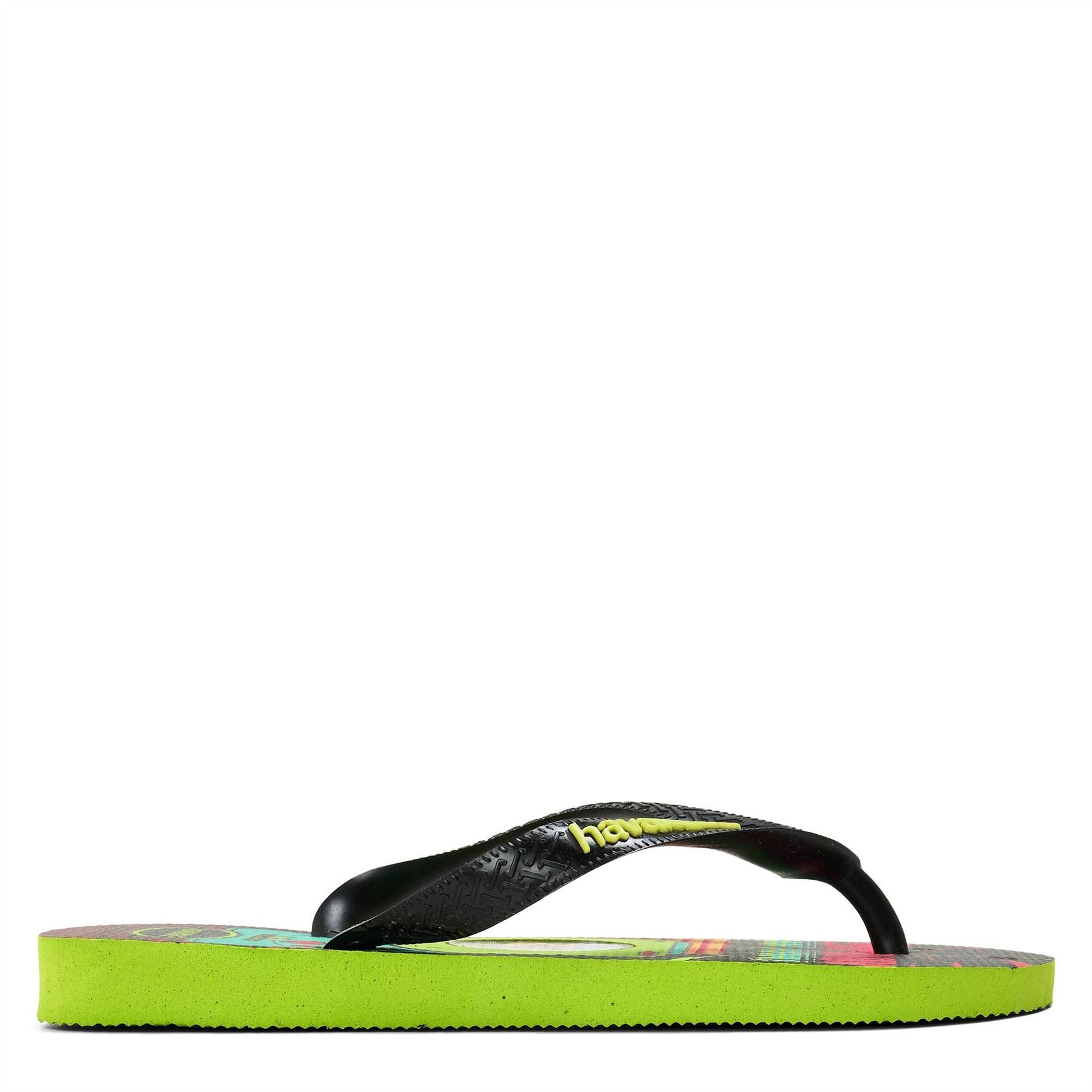 Havaianas Womens Hav. Top Holographic Lemon Green   Flip Flops