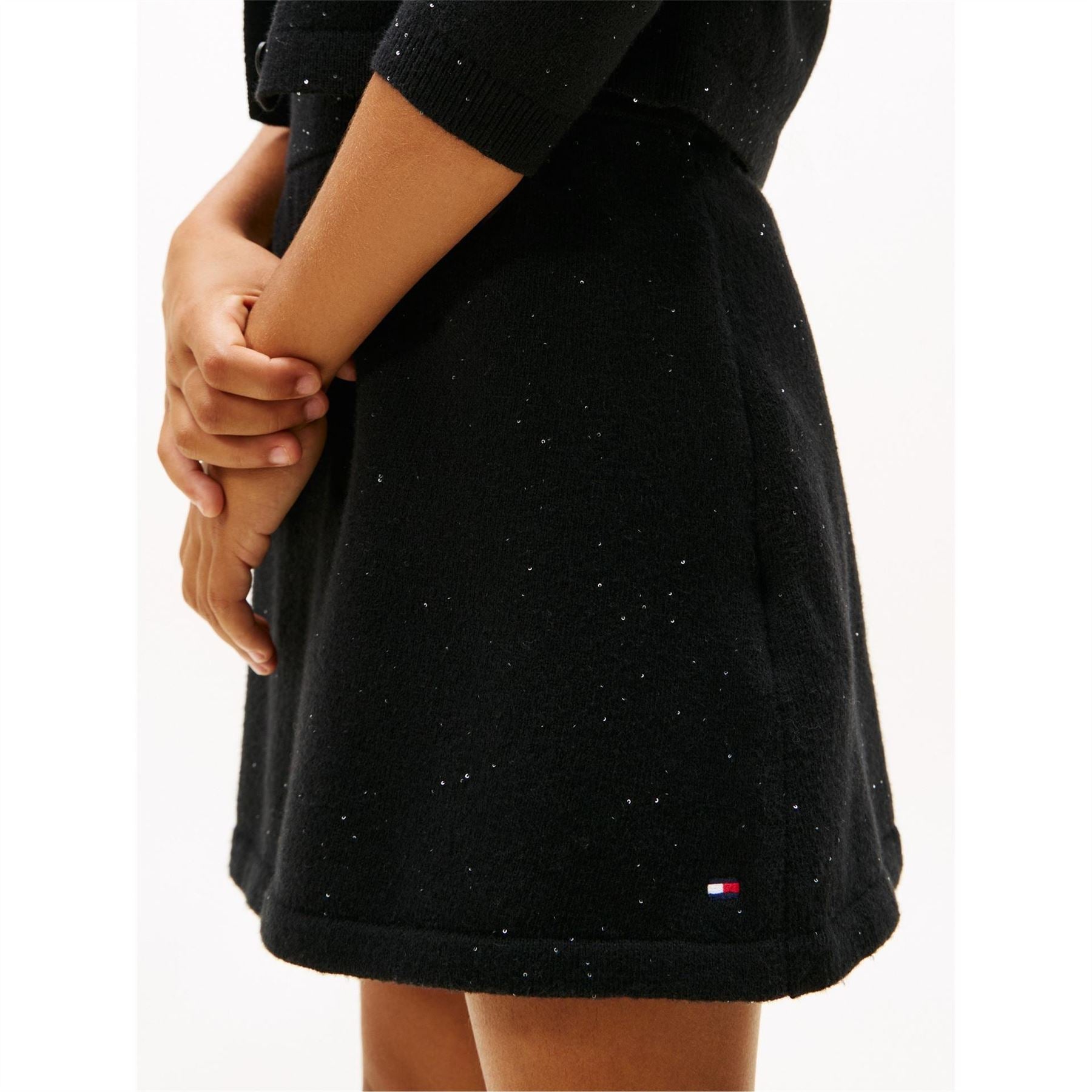 Tommy Hilfiger Sequin Mini Knitted Skirt