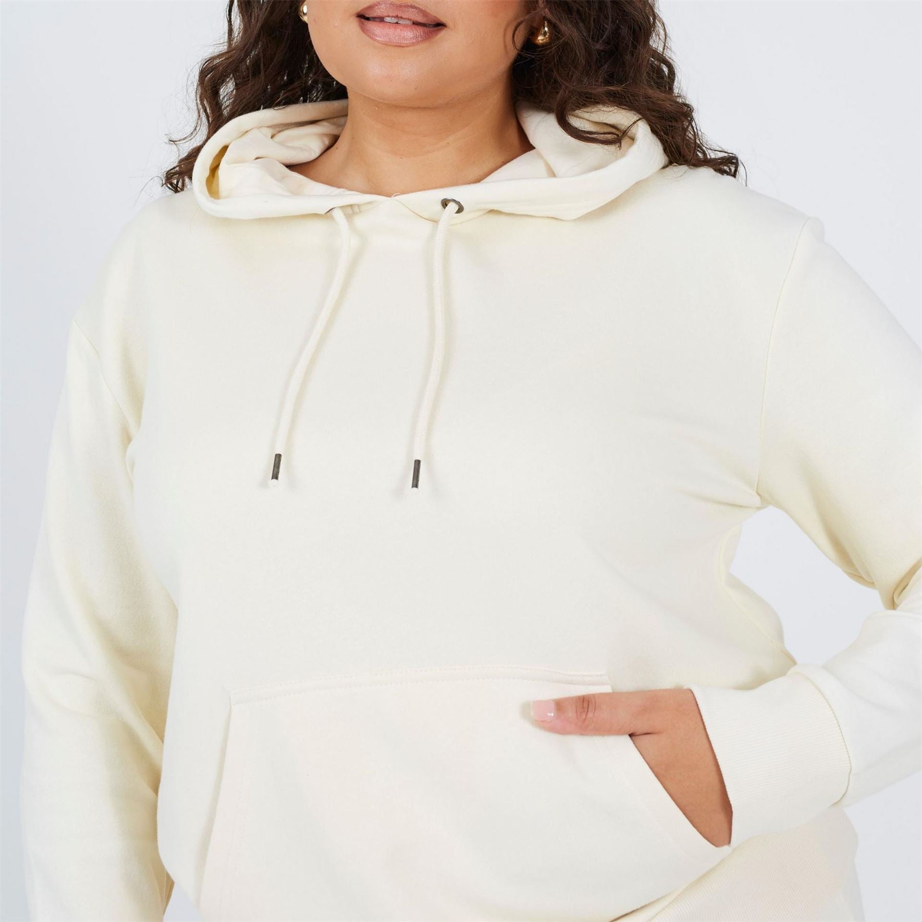 Brave Soul Hooded Neck Long Sleeve Kangaroo Pocket Sweatshirt
