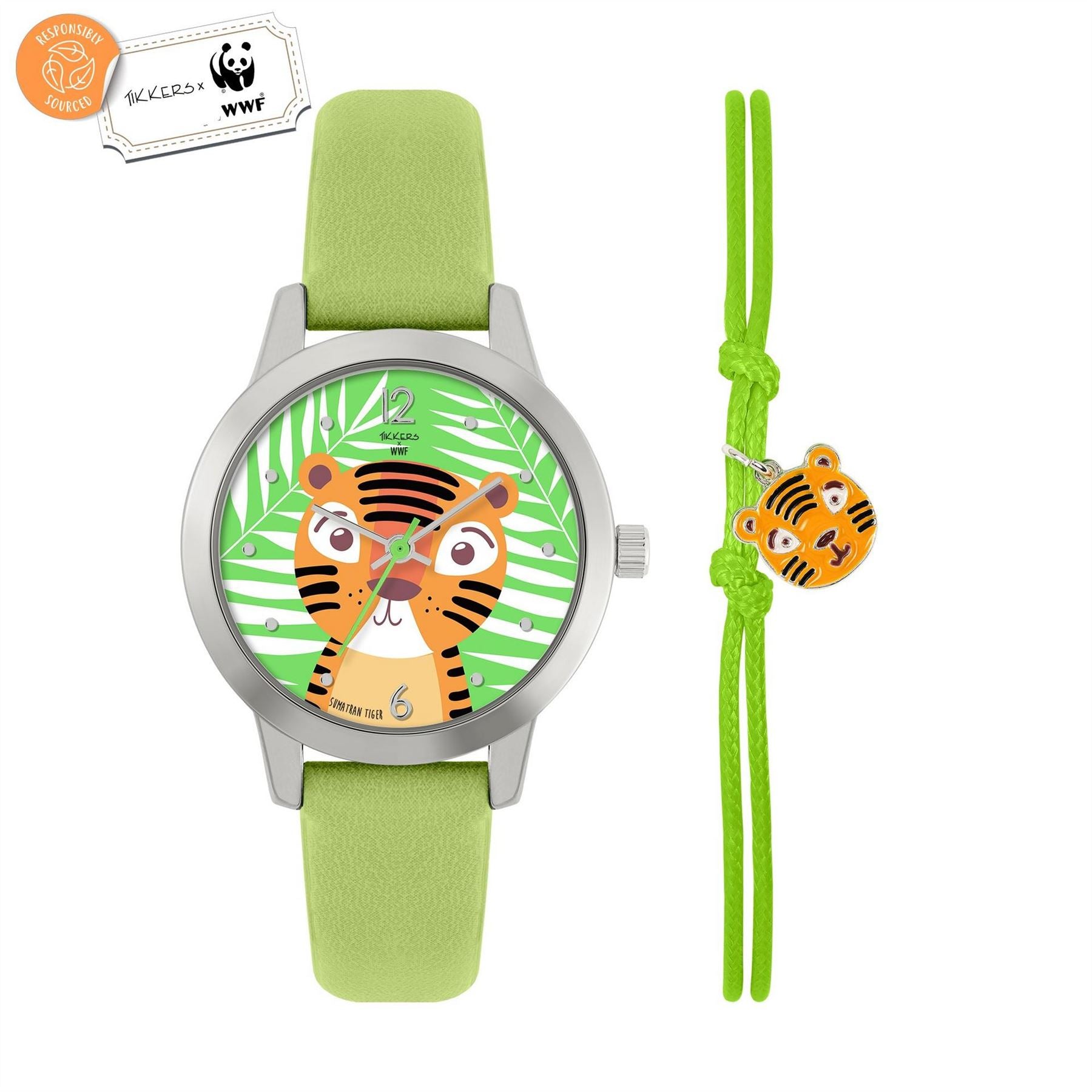 Tikkers Kids Tikker X Wwf Tiger Quartz Watch