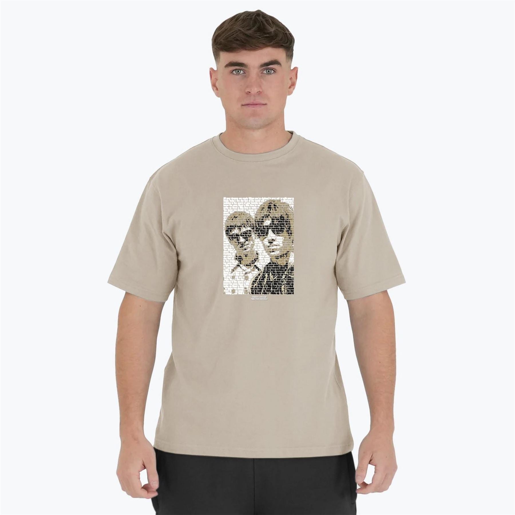 Peaceful Hooligan Brothers Lettering Regular Fit T-Shirt