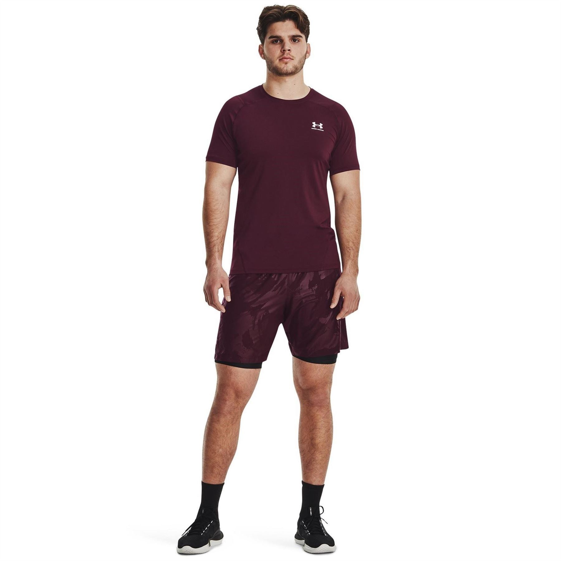 Under Armour Emboss Performance Gym Shorts