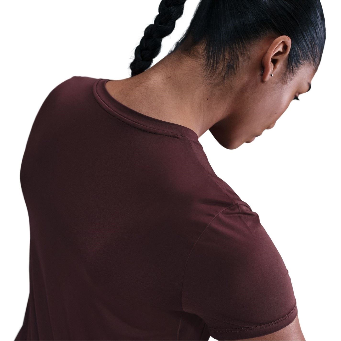 Nike Womens Dri Fit One Standard Fit Short Sleeve Top