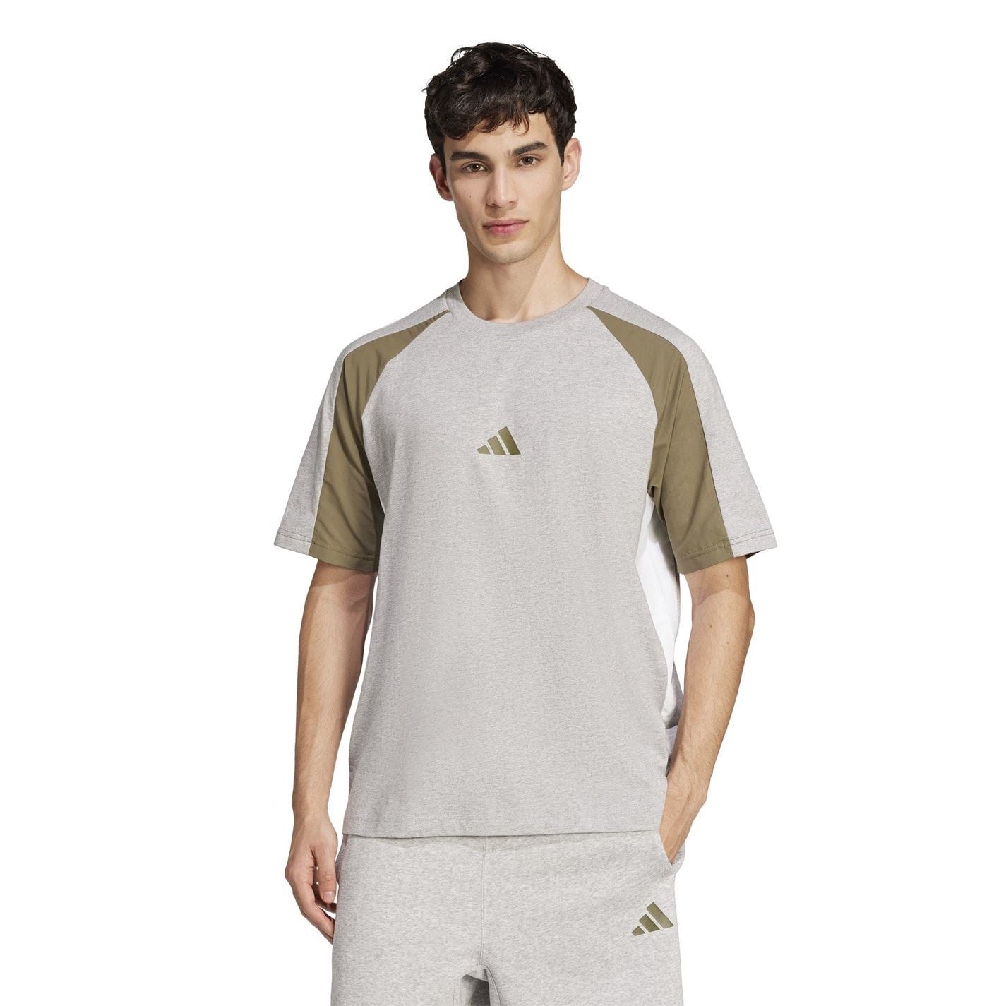 adidas Mens Seasonal Essentials Colorblock T-Shirt