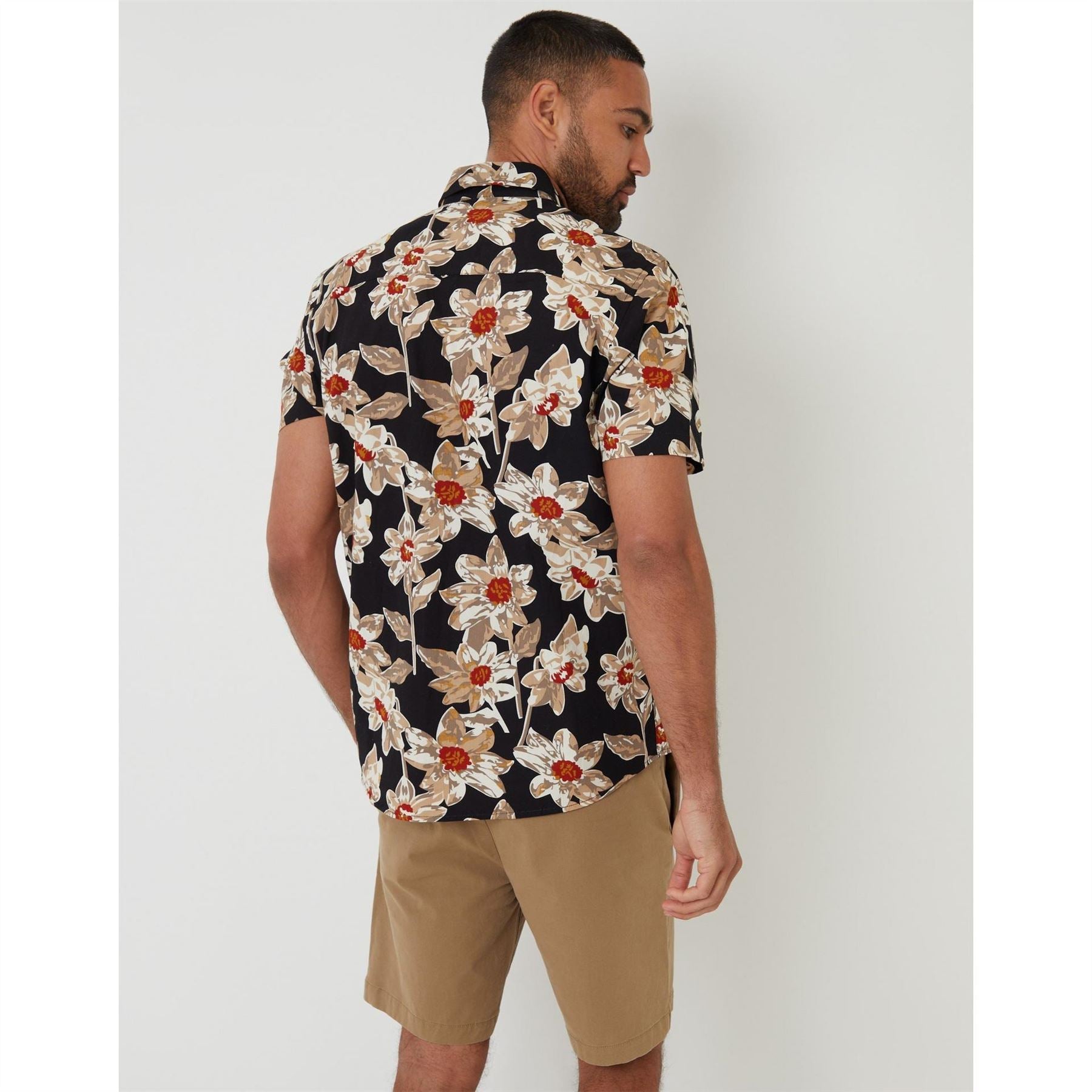 Threadbare Bellis Regular Fit Short Sleeve Shirt