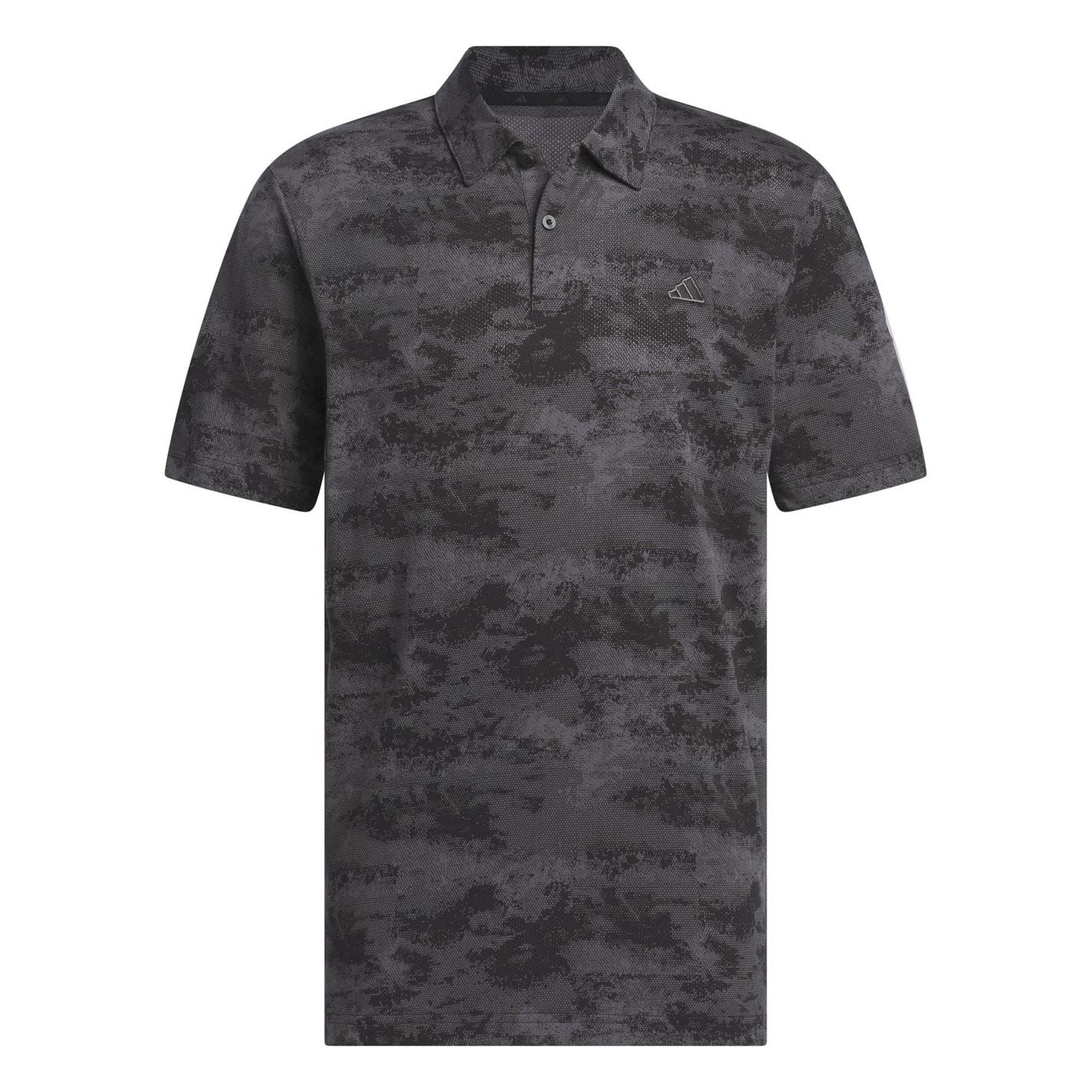adidas Mens Go To Printed Mesh Polo Shirt