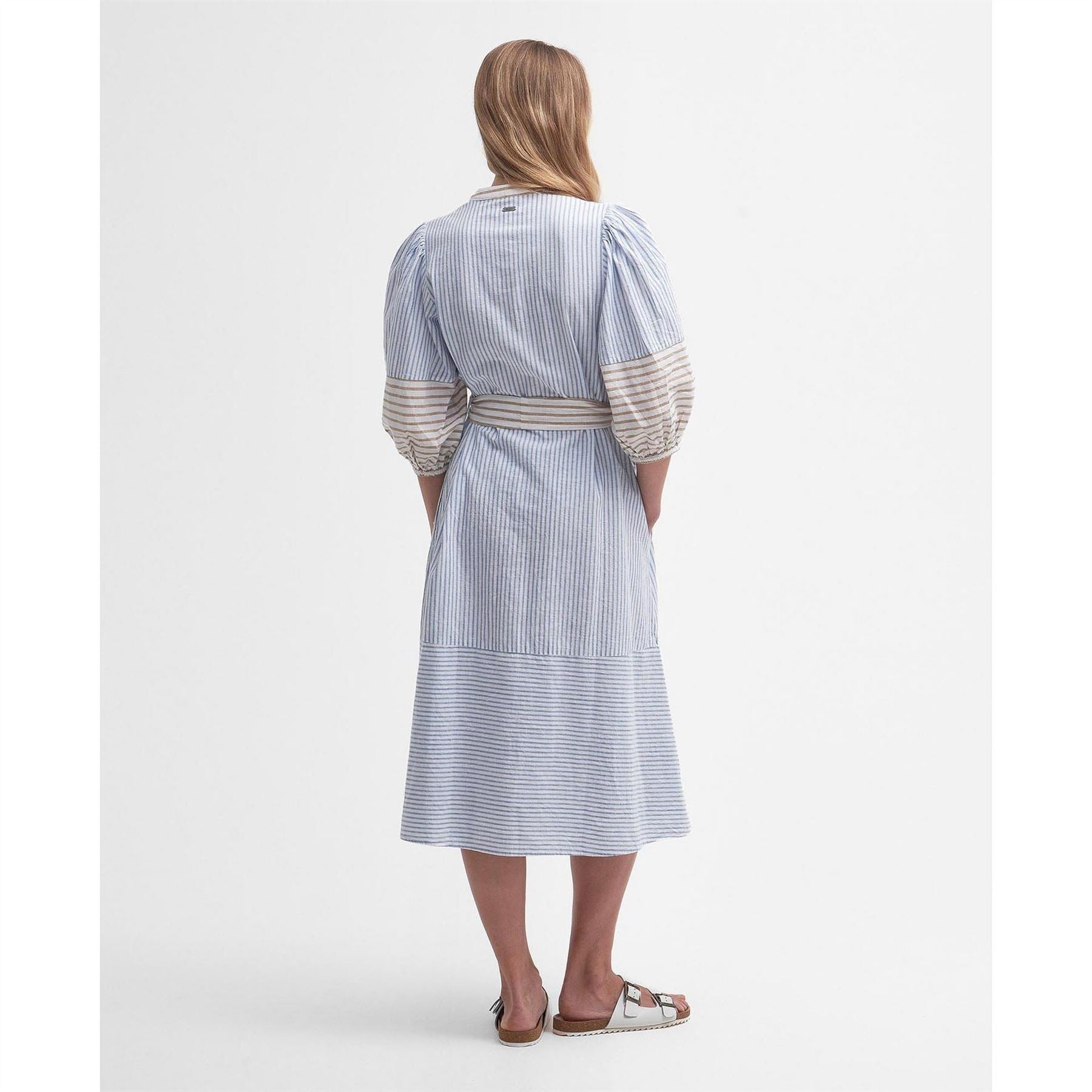 Barbour Striped Shirt Dress