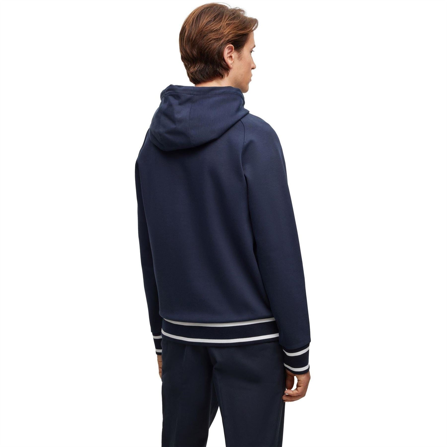 Boss Hooded Neck Raglan Sleeve Sweatshirt